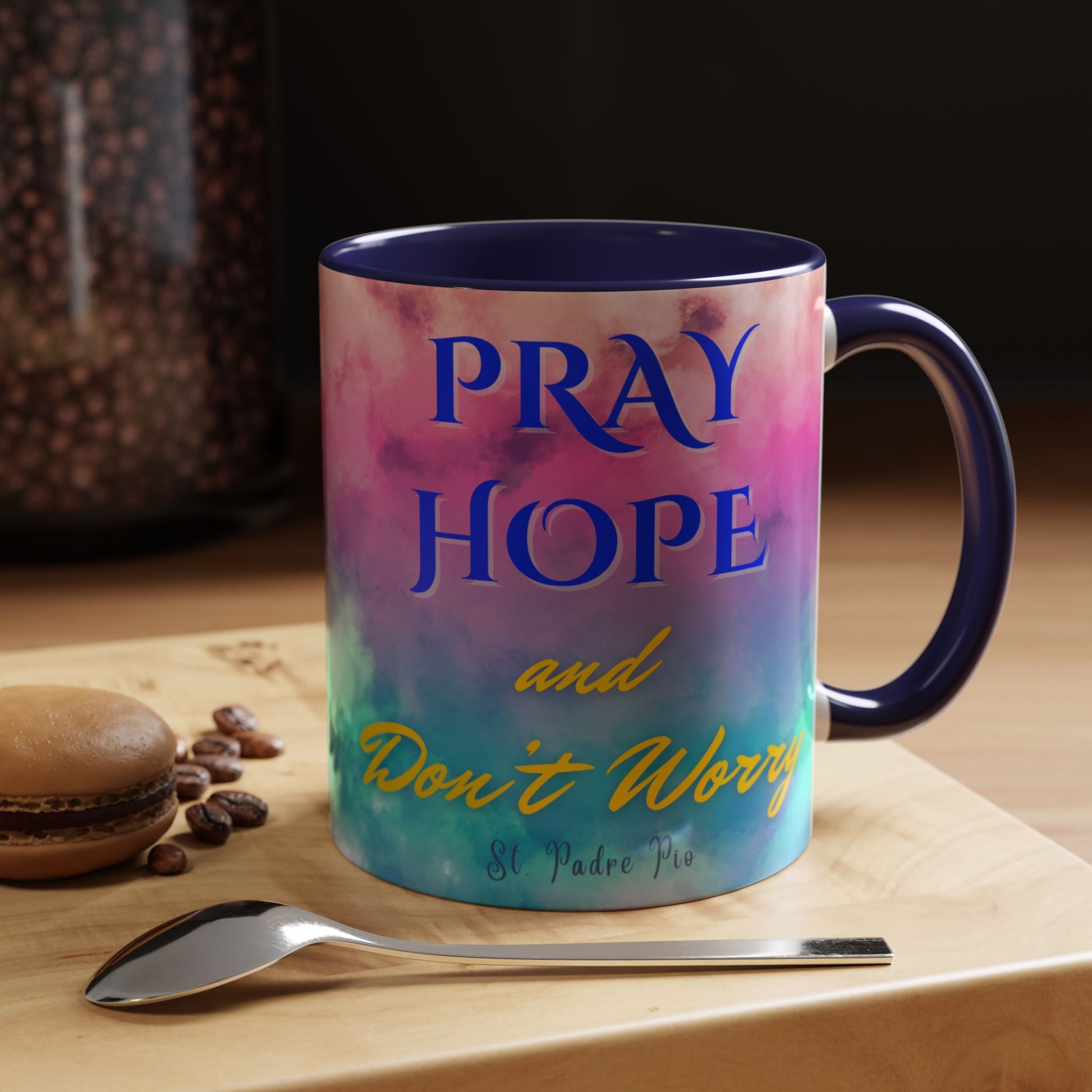 St. Padre Pio Pray, Hope Mug (11oz, 15oz)