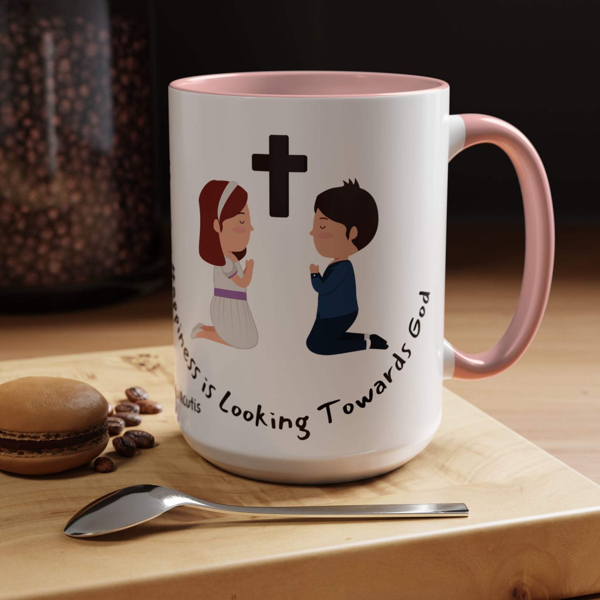 St. Carlo Acutis 'Happiness' Kids Accent Mug