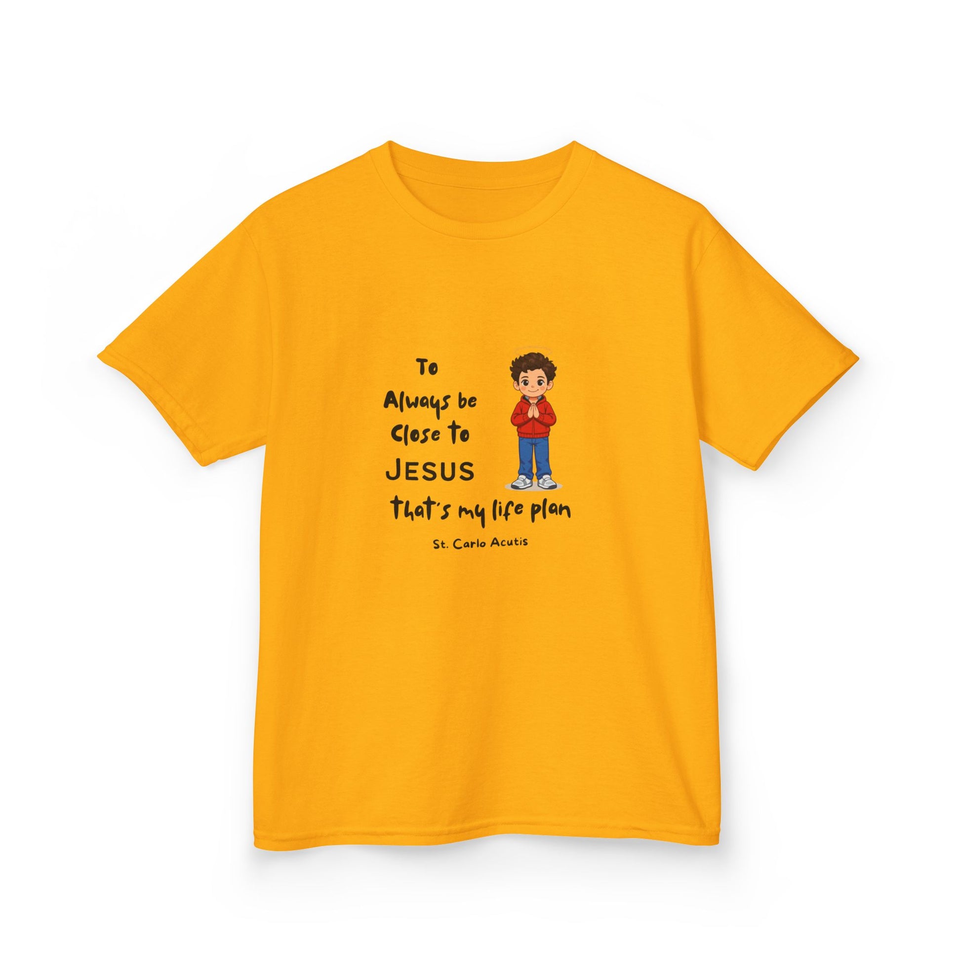 St. Carlo Acutis Kids 'Close to Jesus' Tee