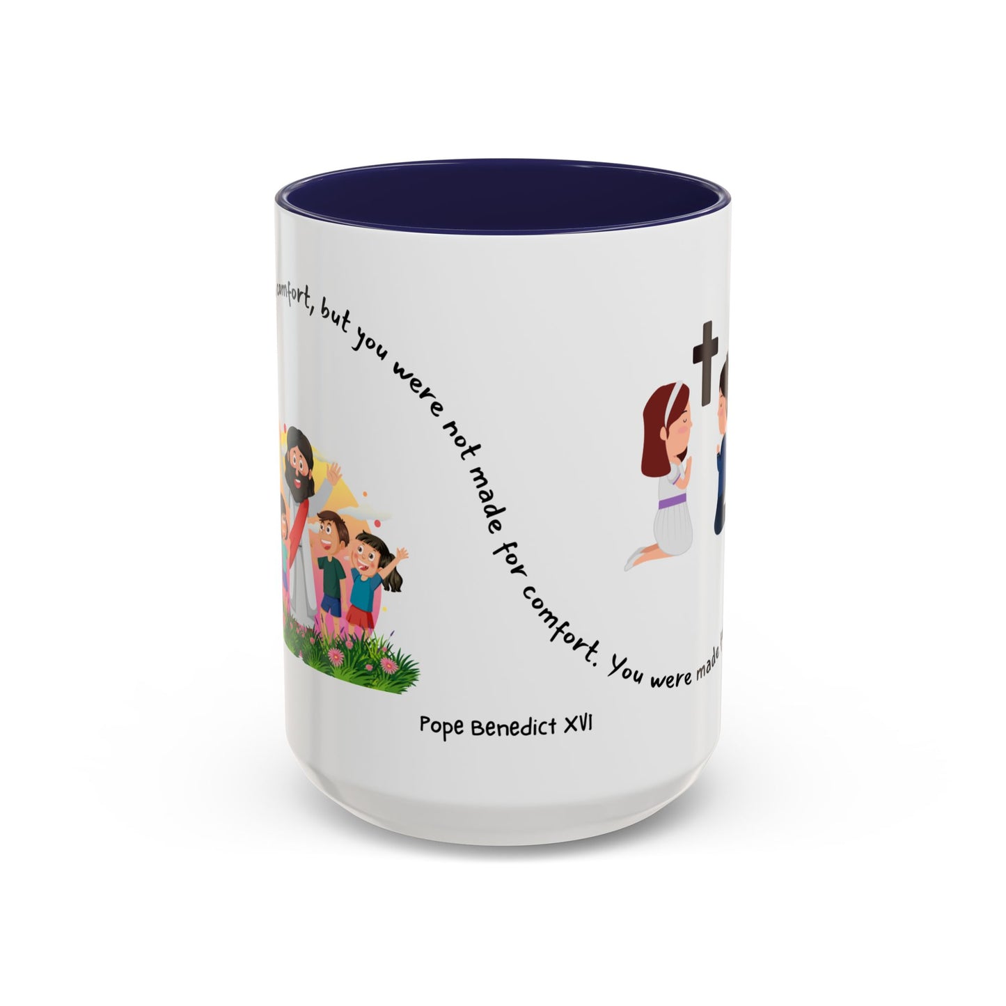 Pope Benedict XVI Made For Greatness Kids Catholic Mug (11oz, 15oz)