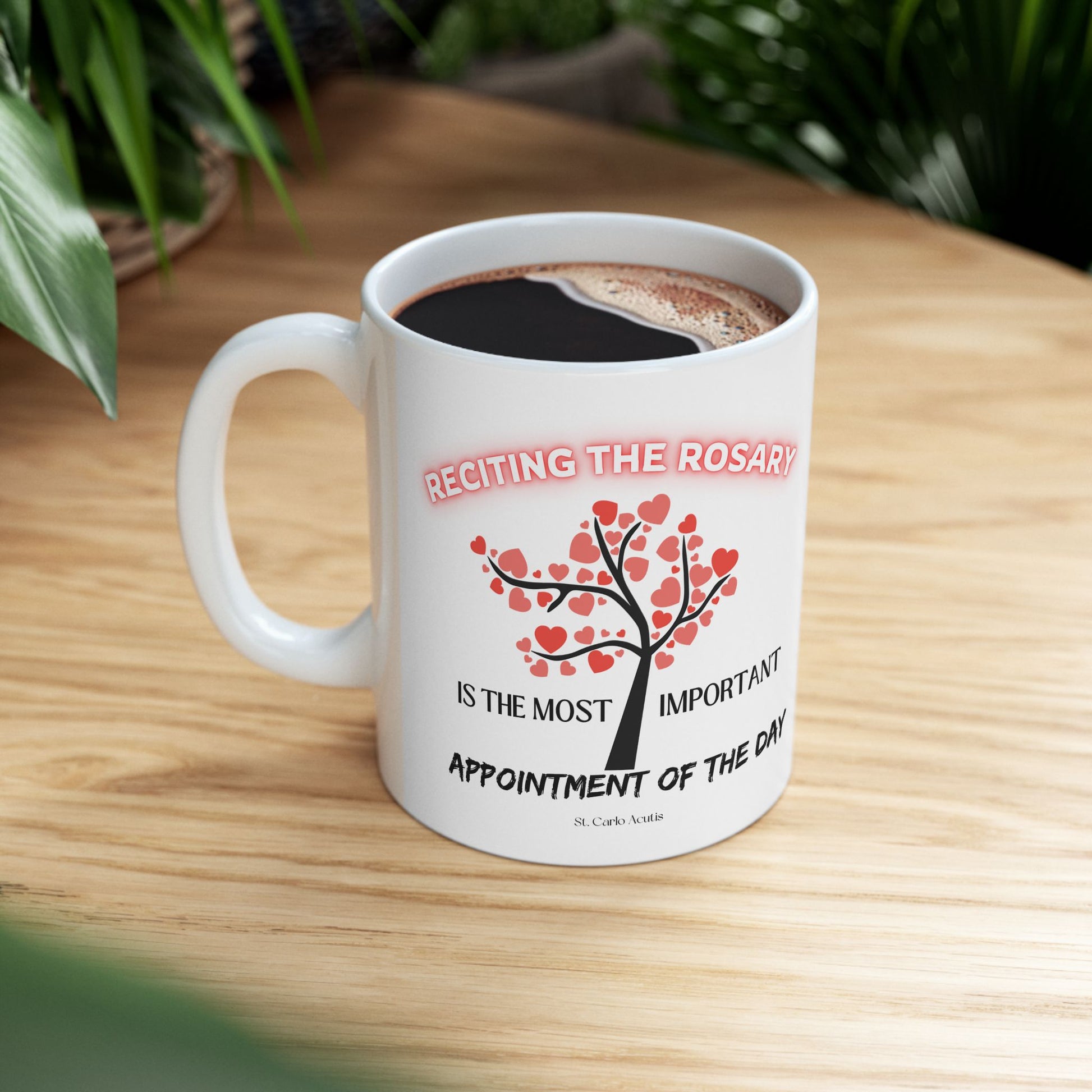 St. Carlo Acutis 'Rosary' Ceramic Mug
