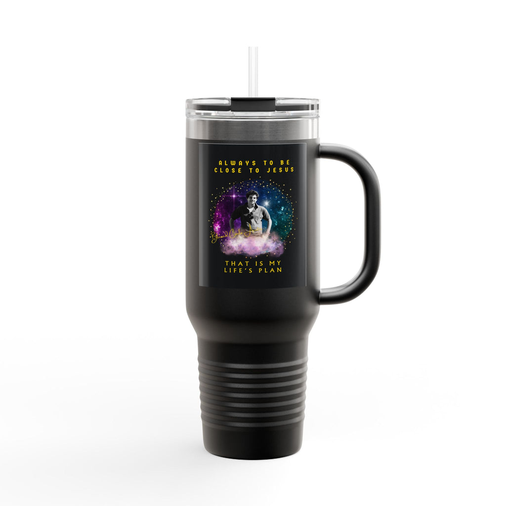 Blessed Carlo Acutis Insulated Travel Mug, 40oz