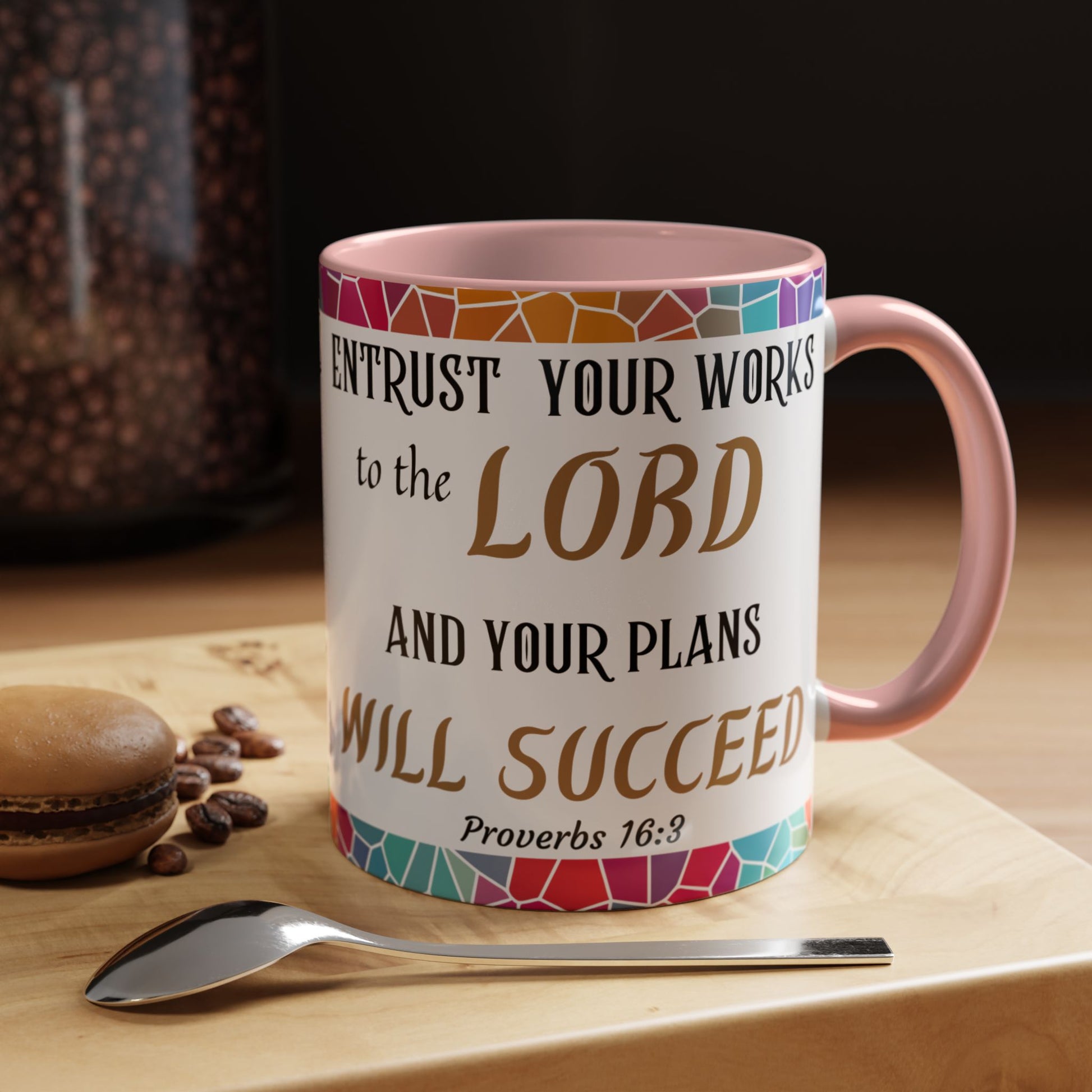 Proverbs 16:3 Entrust Your Works Mug (11oz, 15oz)