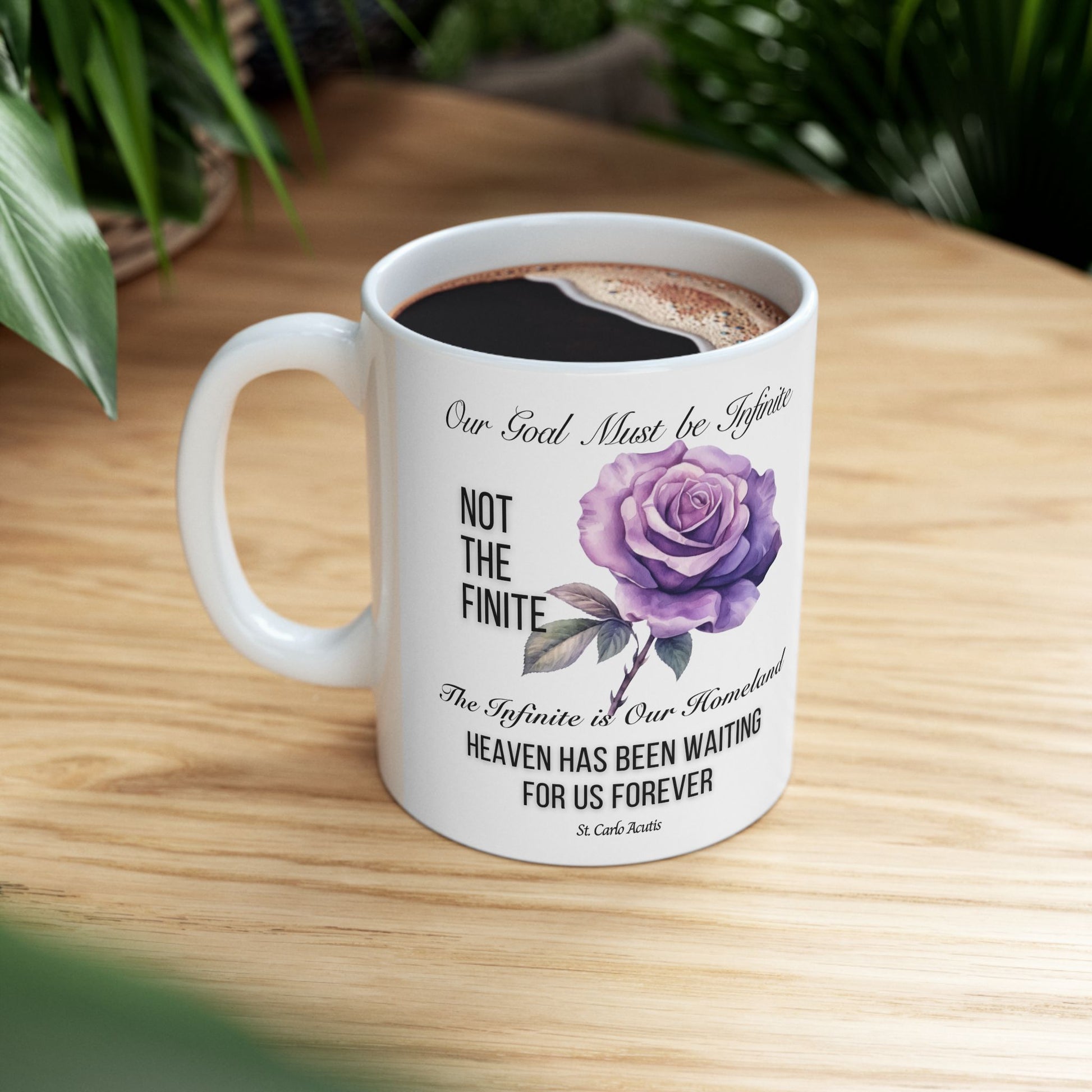 St. Carlo Acutis 'Our Goal' Mug