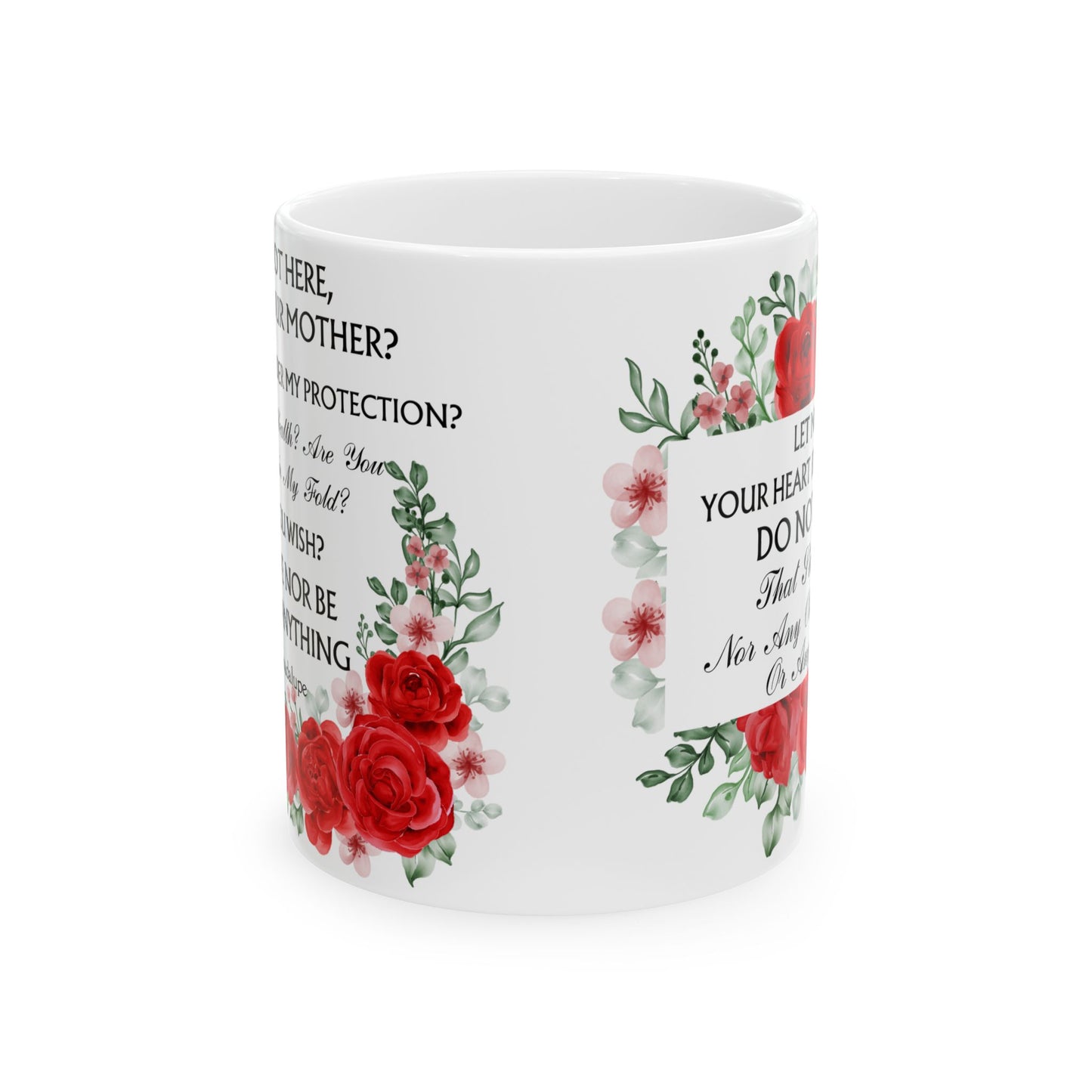 Our Lady of Guadalupe Floral Mug(11oz, 15oz)