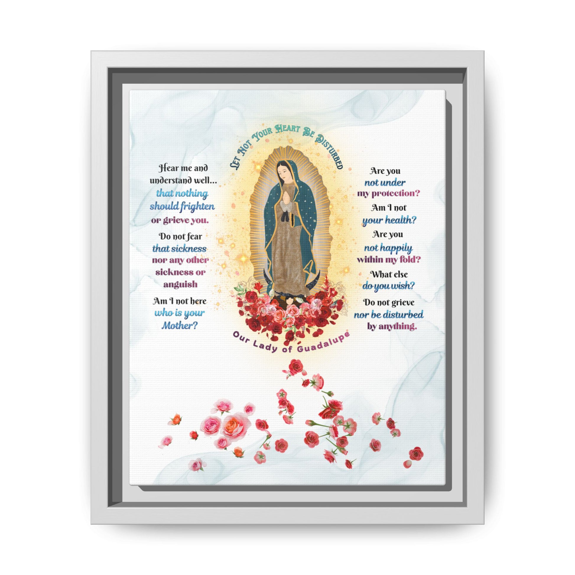 Our Lady of Guadalupe Matte Canvas, Framed (Multi-color)