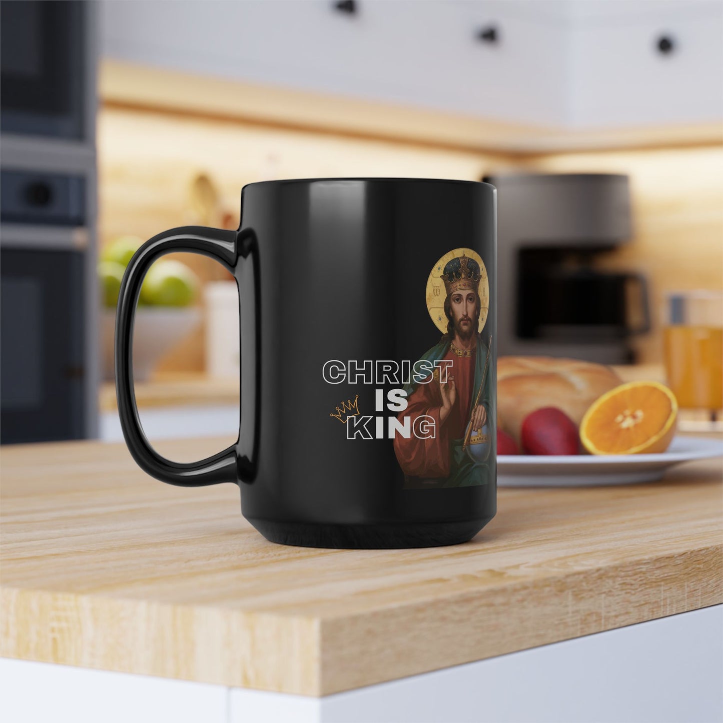 Christ Is King Black Mug (11oz, 15oz)