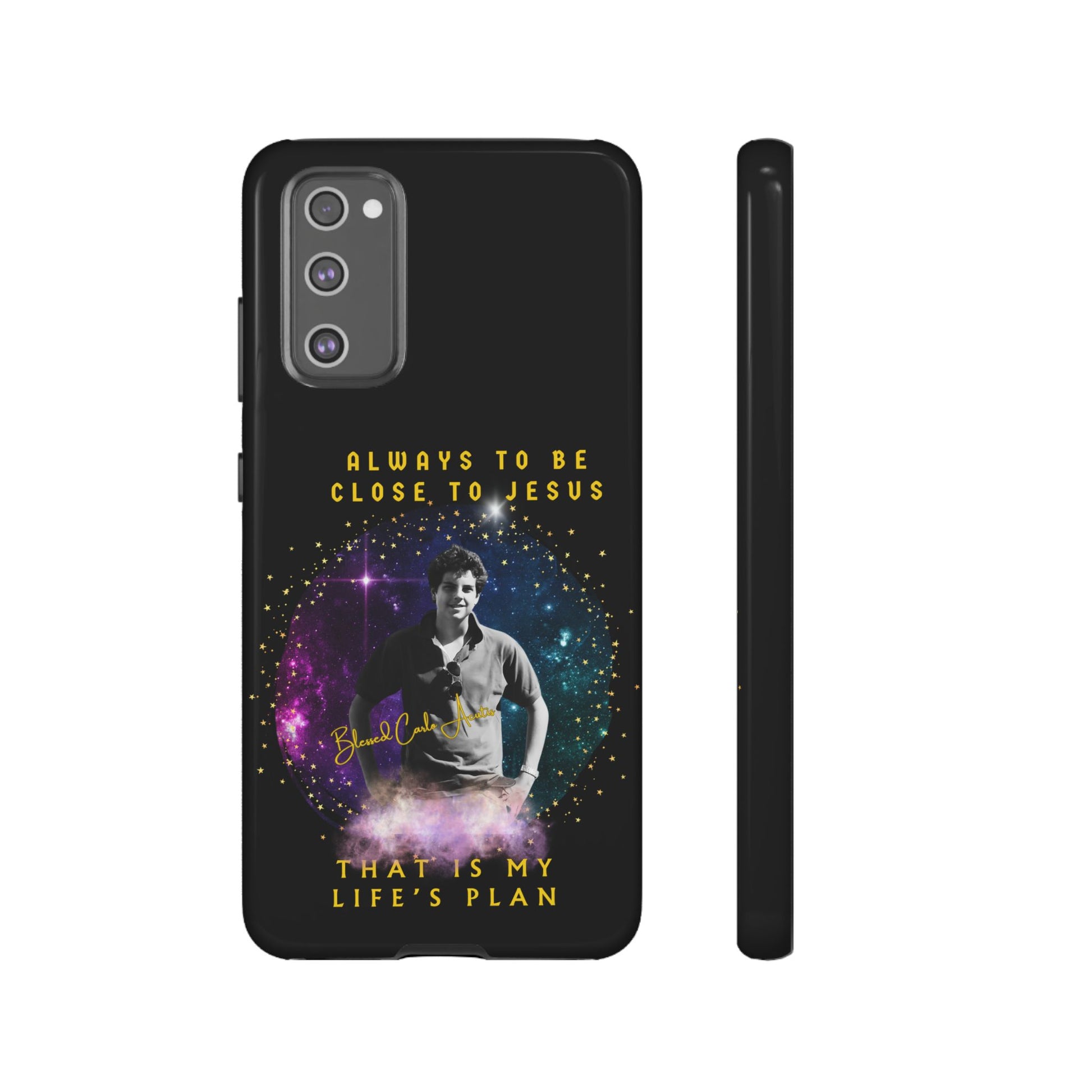 Blessed Carlo Acutis Tough Phone Cases Black