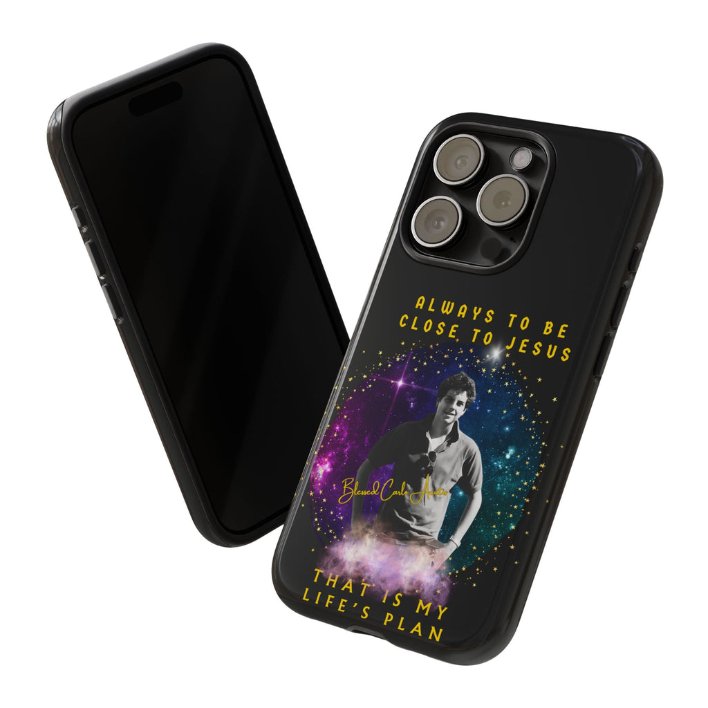 Blessed Carlo Acutis Tough Phone Cases Black