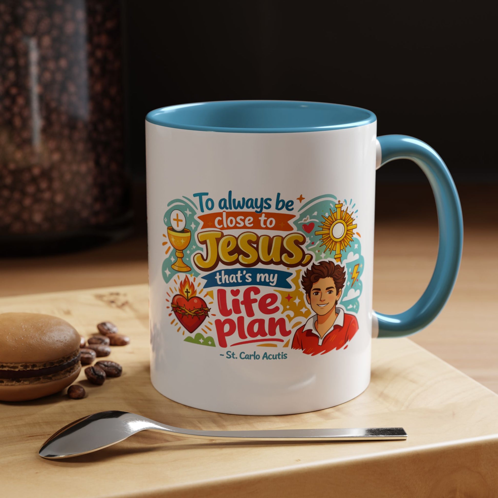 St. Carlo Acutis Kids/Teens Accent Mug