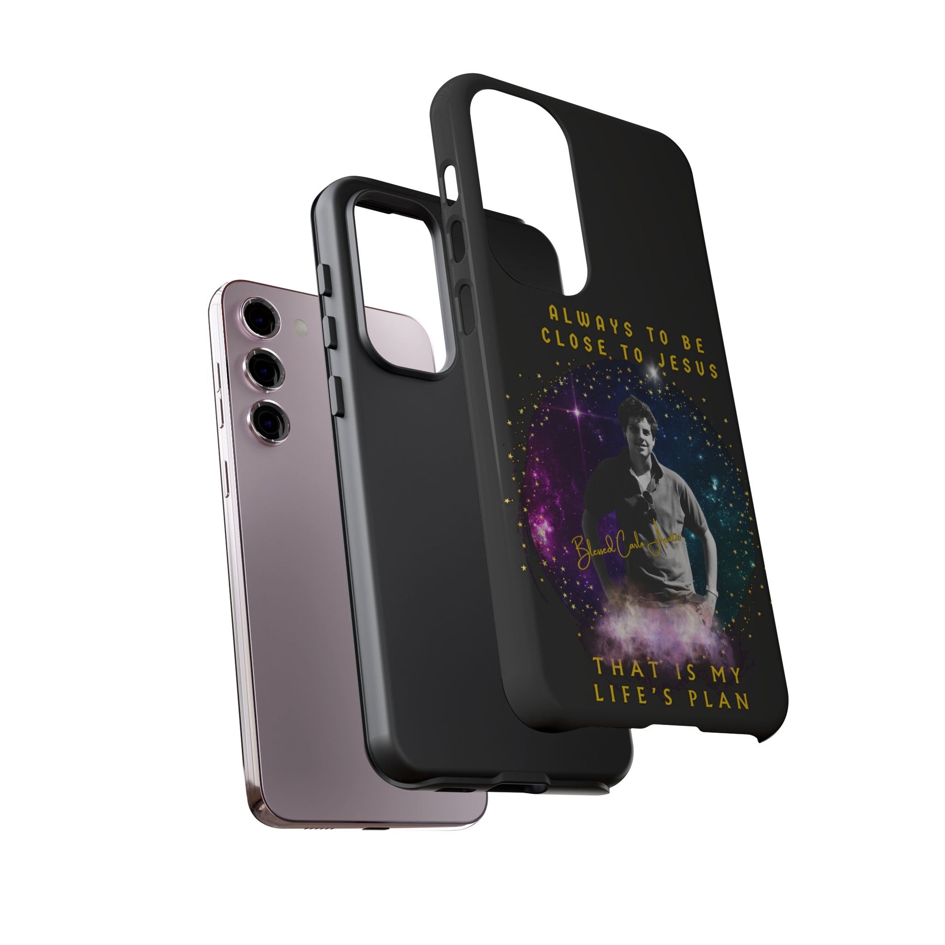 Blessed Carlo Acutis Tough Phone Cases Black