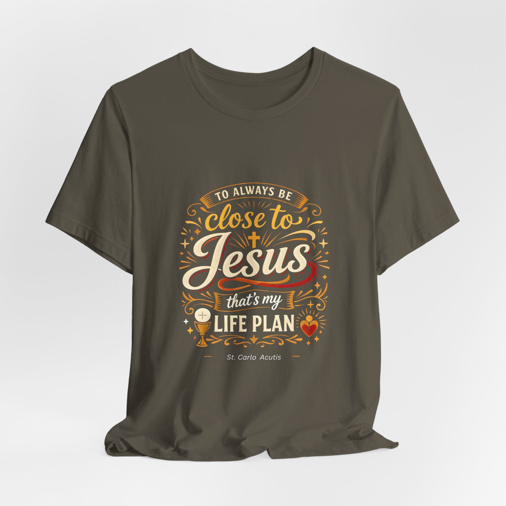 St. Carlo Acutis Typography T-Shirt