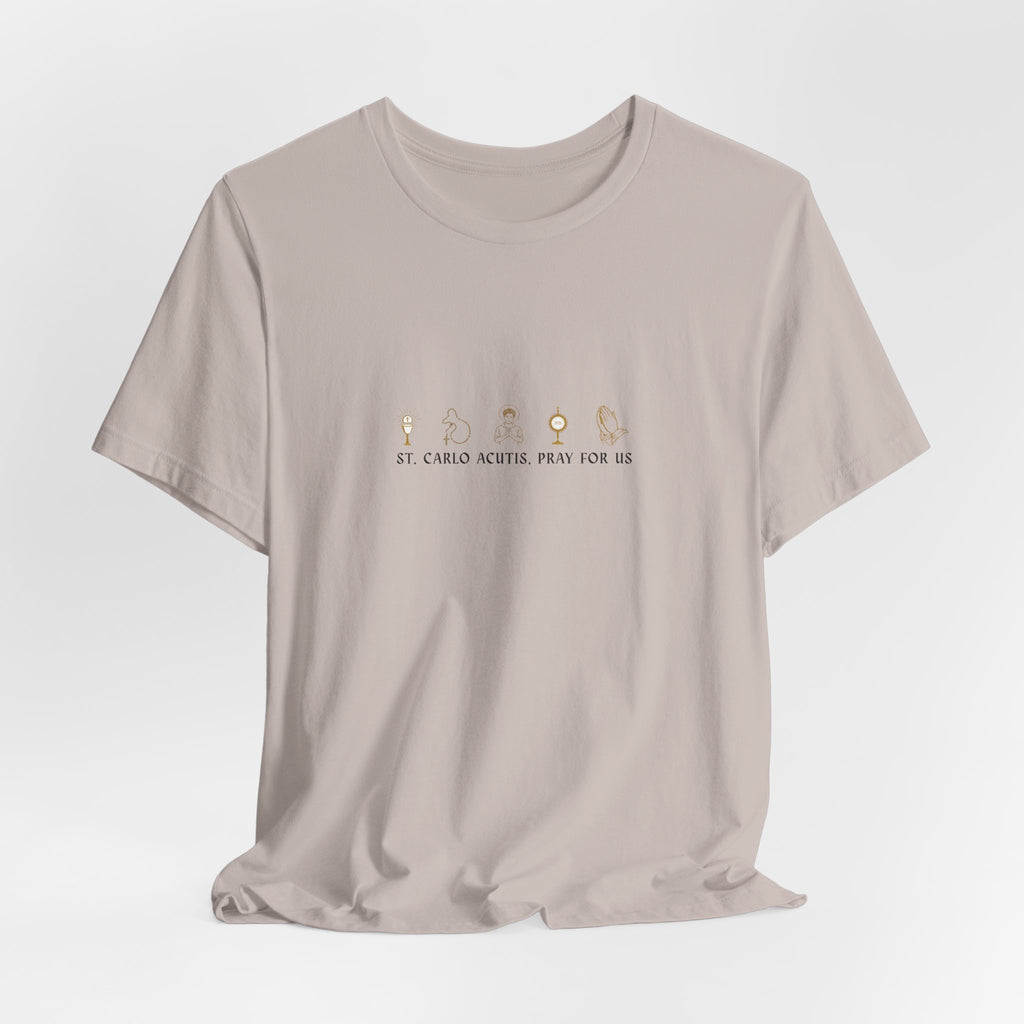 St. Carlo Acutis 'Pray For Us' Unisex T-Shirt