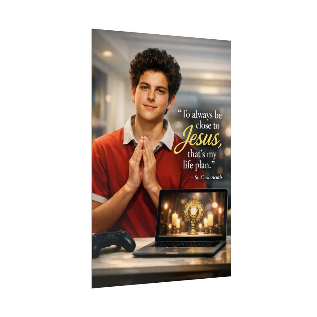 St. Carlo Acutis Inspirational Youth Poster