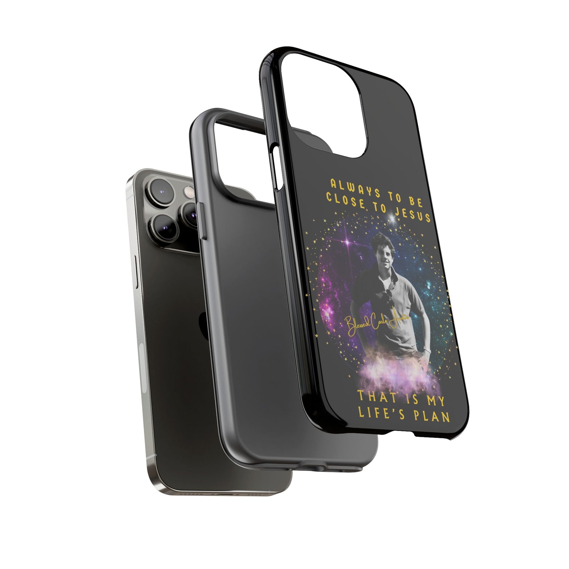 Blessed Carlo Acutis Tough Phone Cases Black