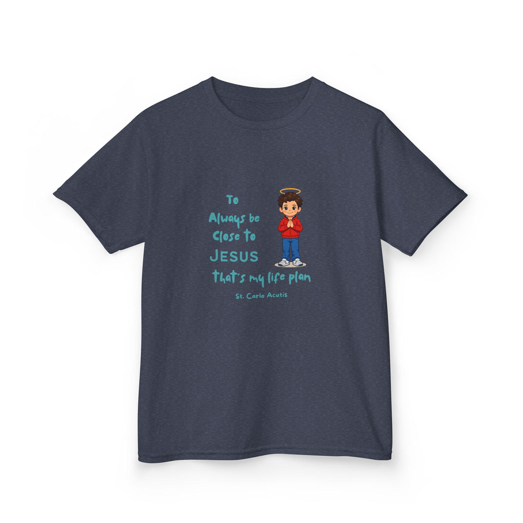 St. Carlo Acutis Kids 'Close to Jesus' Tee