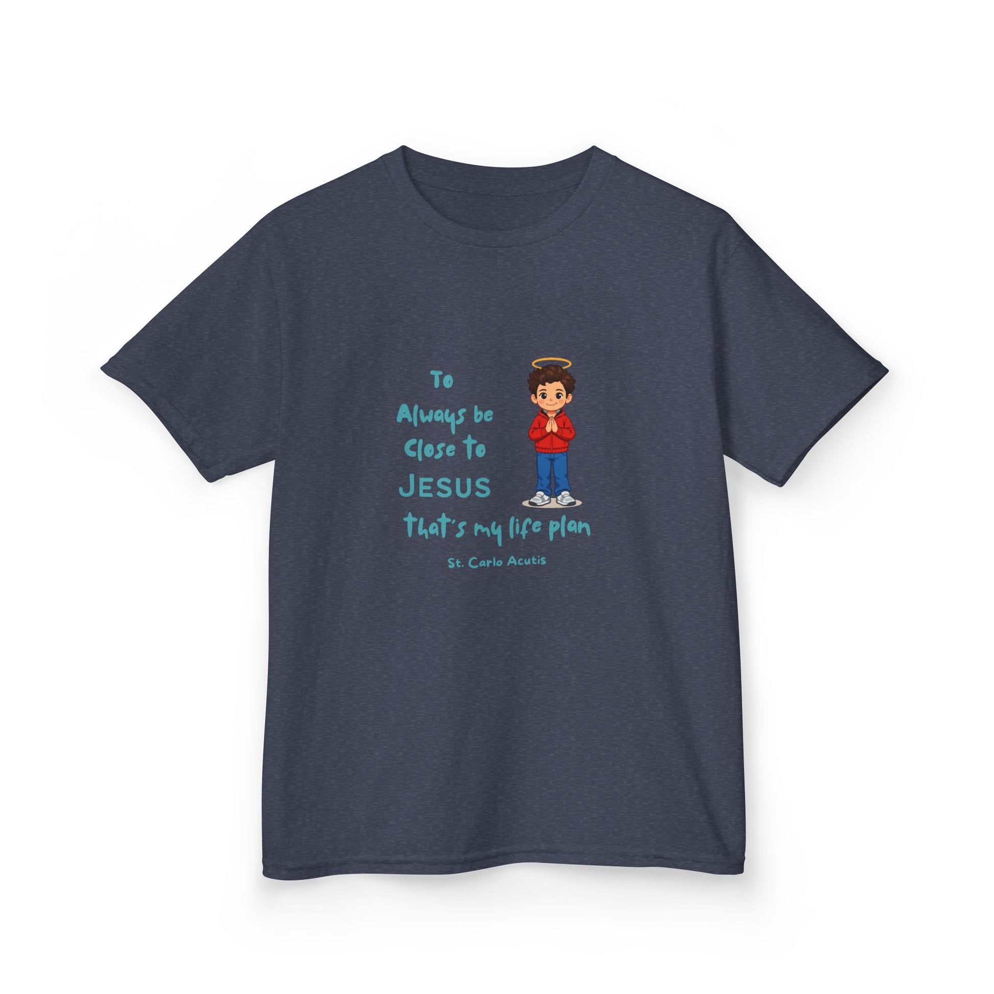 St. Carlo Acutis Kids 'Close to Jesus' Tee