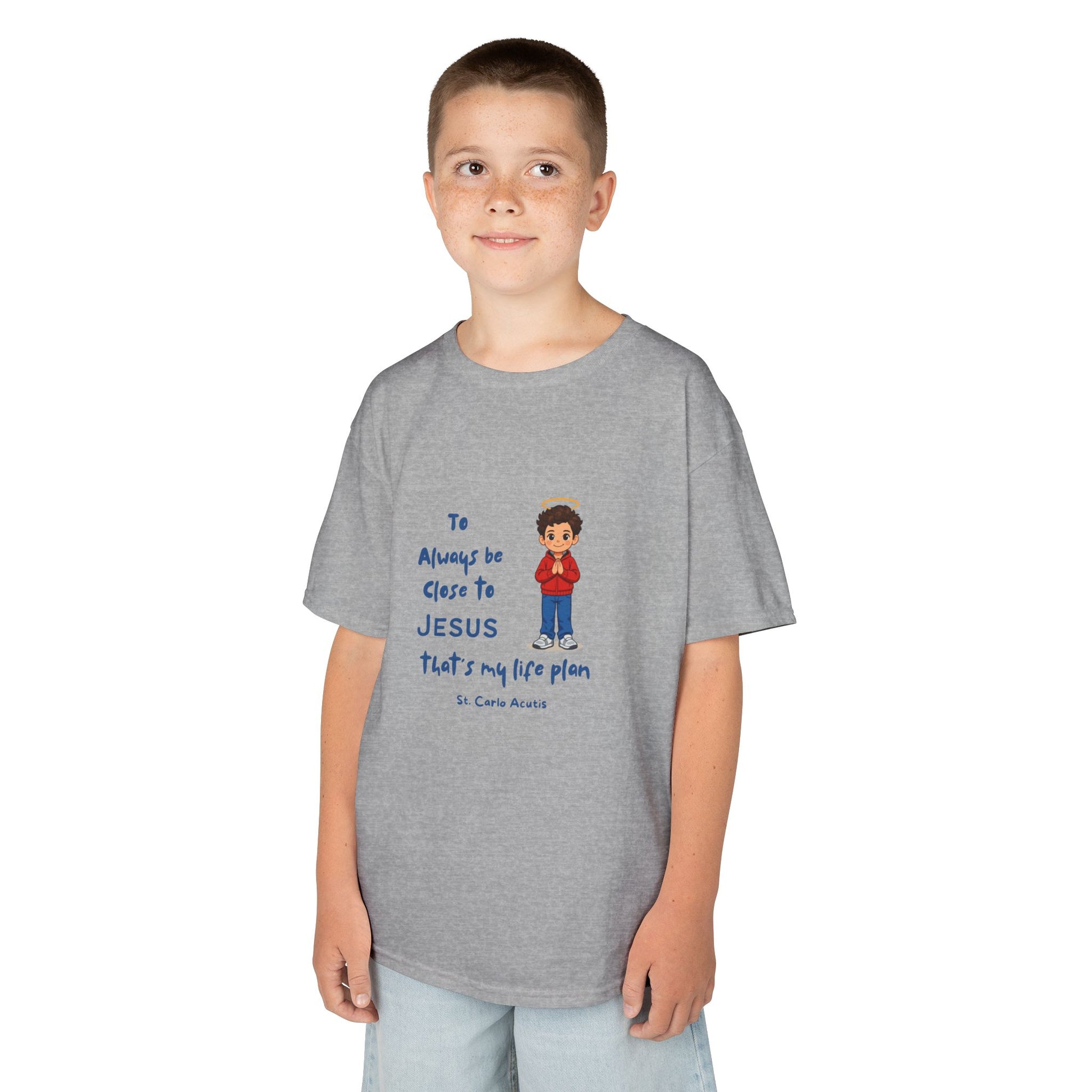 St. Carlo Acutis Kids 'Close to Jesus' Tee