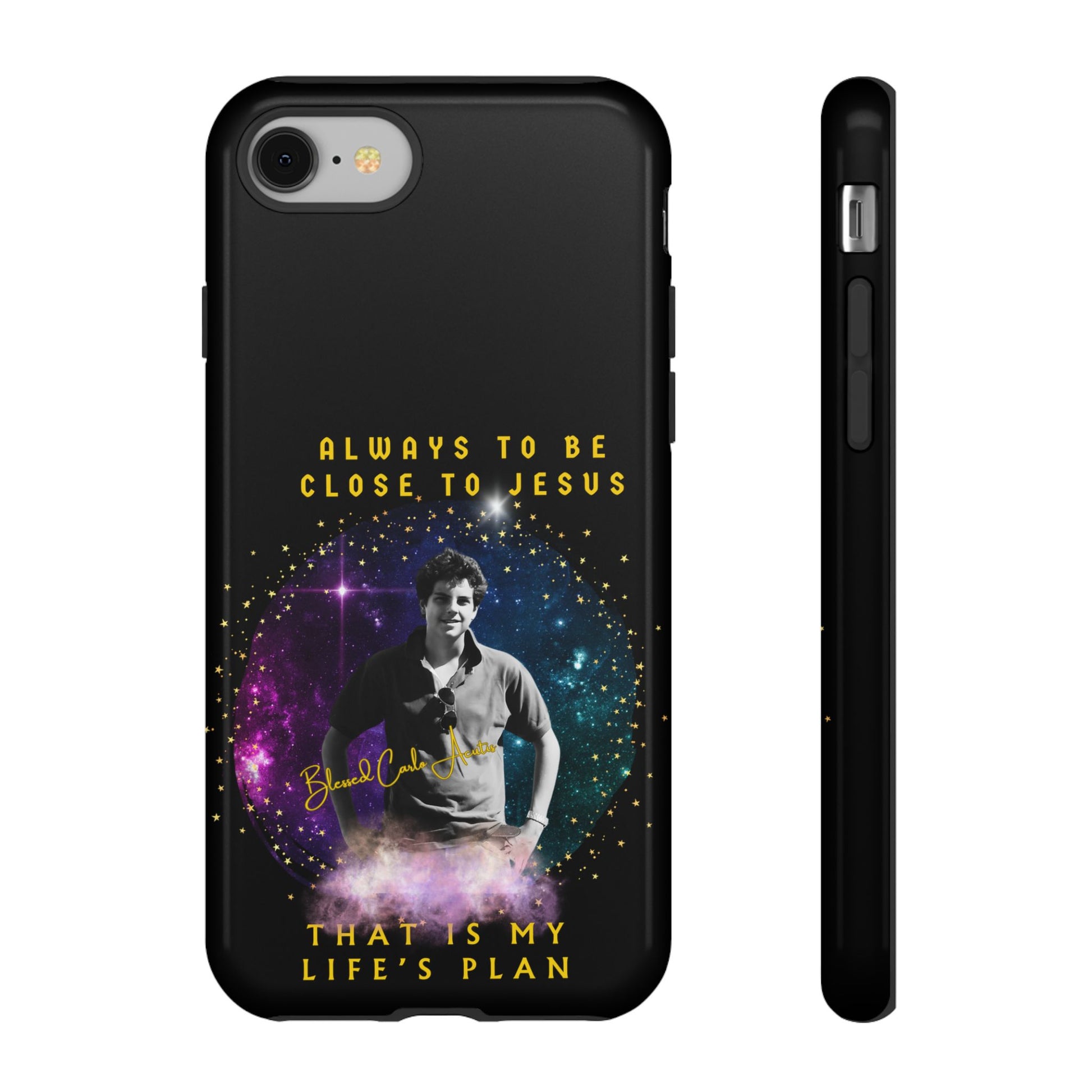 Blessed Carlo Acutis Tough Phone Cases Black