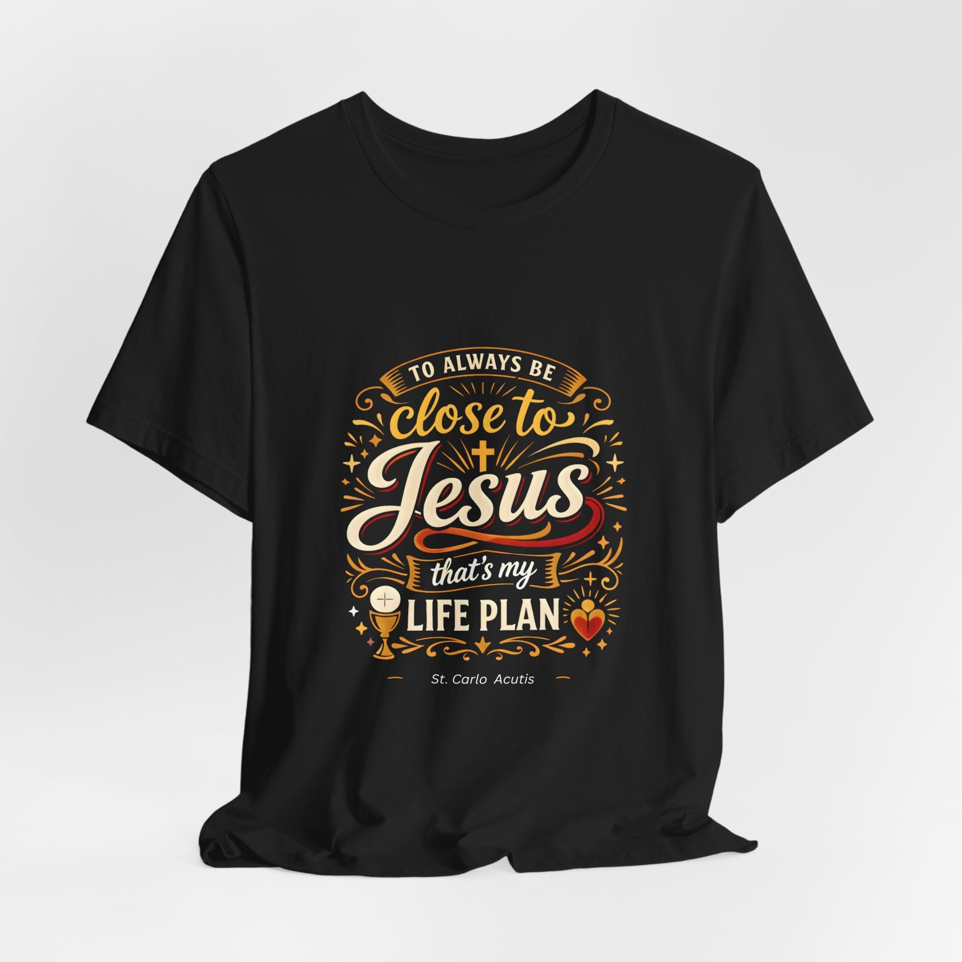 St. Carlo Acutis Typography T-Shirt