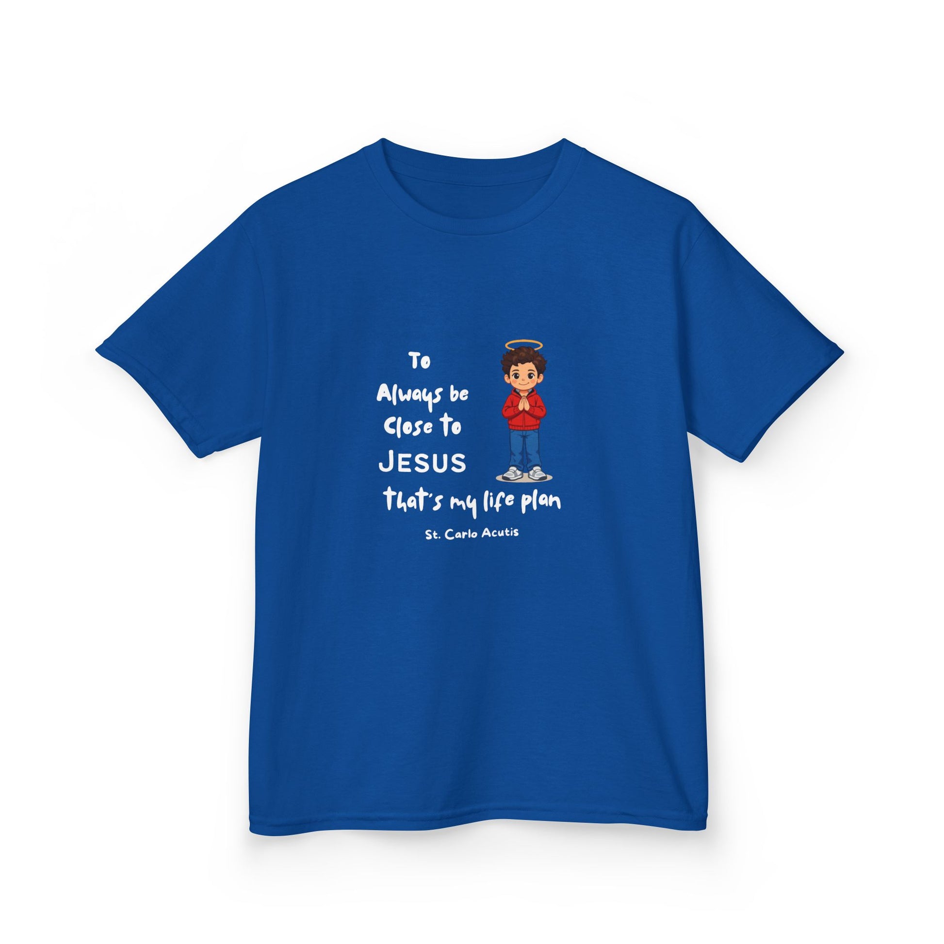 St. Carlo Acutis Kids 'Close to Jesus' Tee