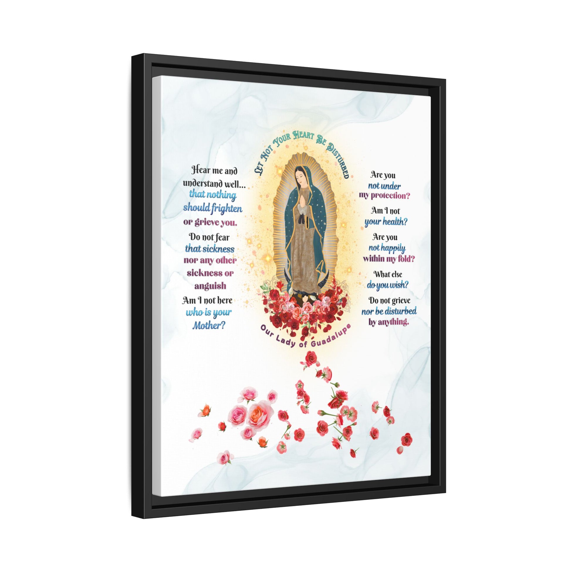 Our Lady of Guadalupe Matte Canvas, Framed (Multi-color)