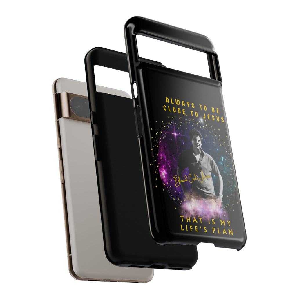 Blessed Carlo Acutis Tough Phone Cases Black