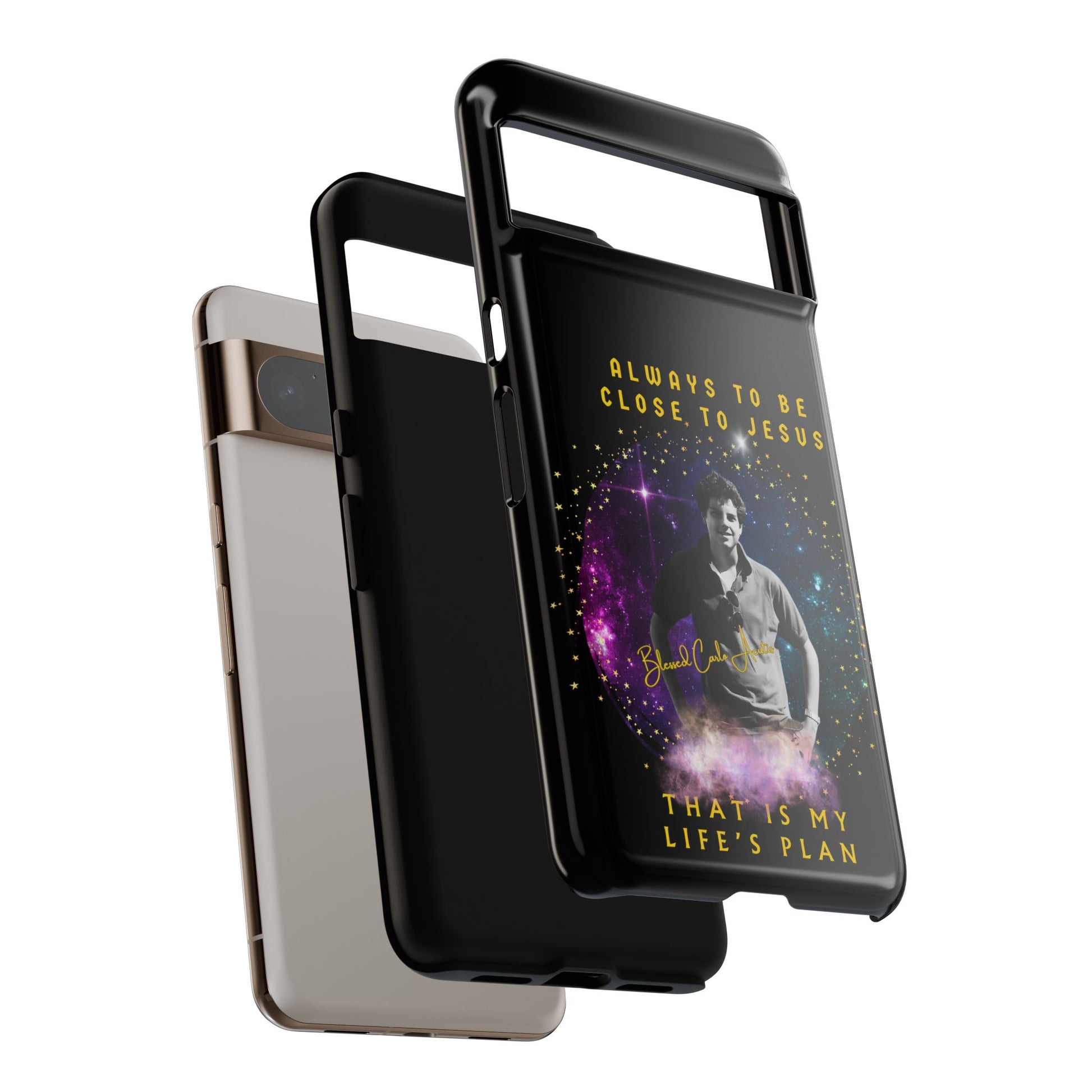 Blessed Carlo Acutis Tough Phone Cases Black