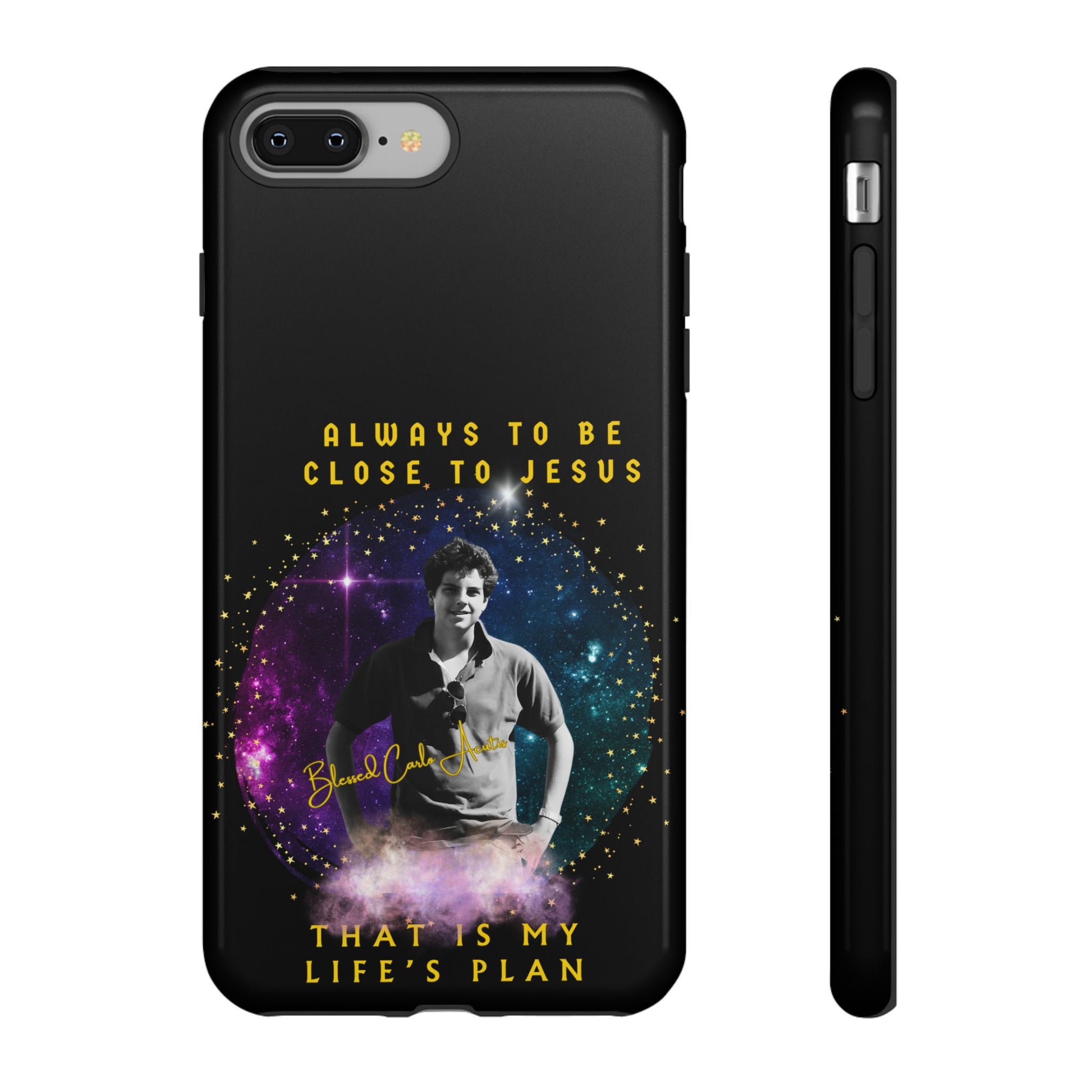 Blessed Carlo Acutis Tough Phone Cases Black