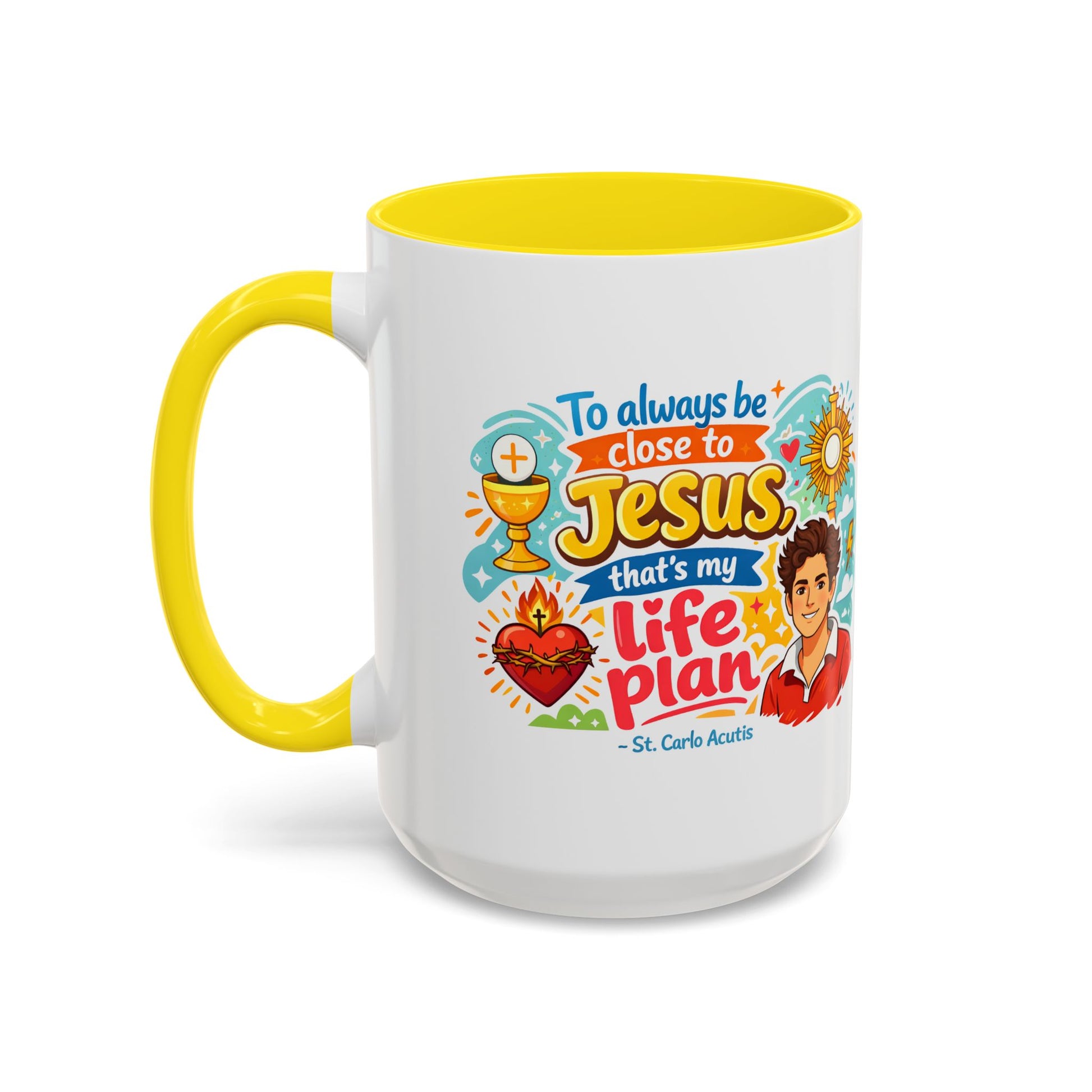 St. Carlo Acutis Kids/Teens Accent Mug