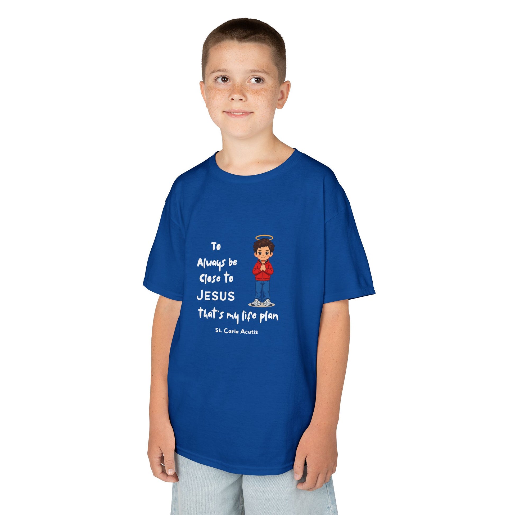 St. Carlo Acutis Kids 'Close to Jesus' Tee