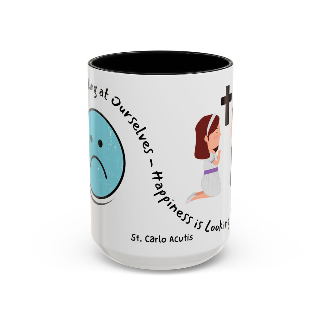 St. Carlo Acutis 'Happiness' Kids Accent Mug