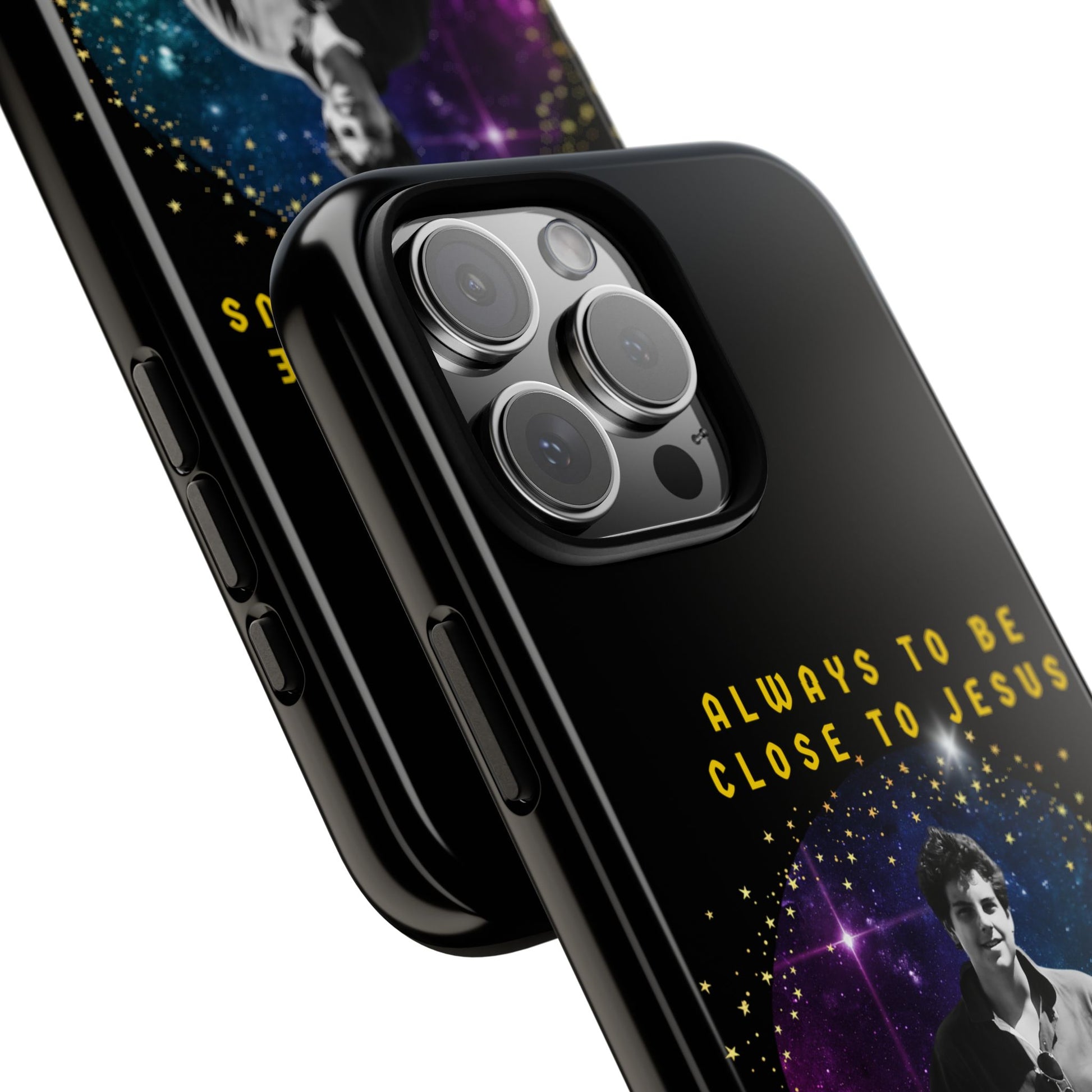 Blessed Carlo Acutis Tough Phone Cases Black