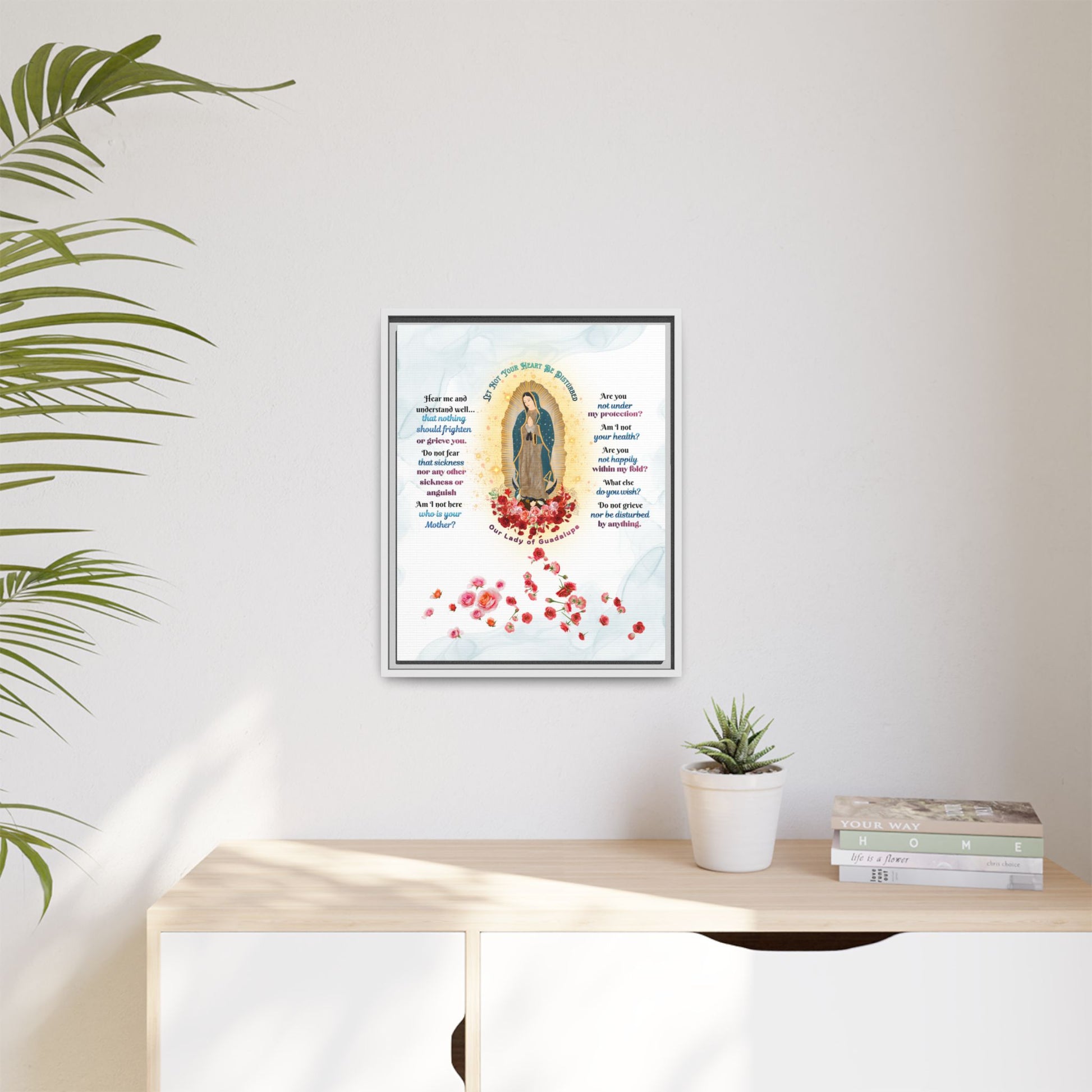Our Lady of Guadalupe Matte Canvas, Framed (Multi-color)
