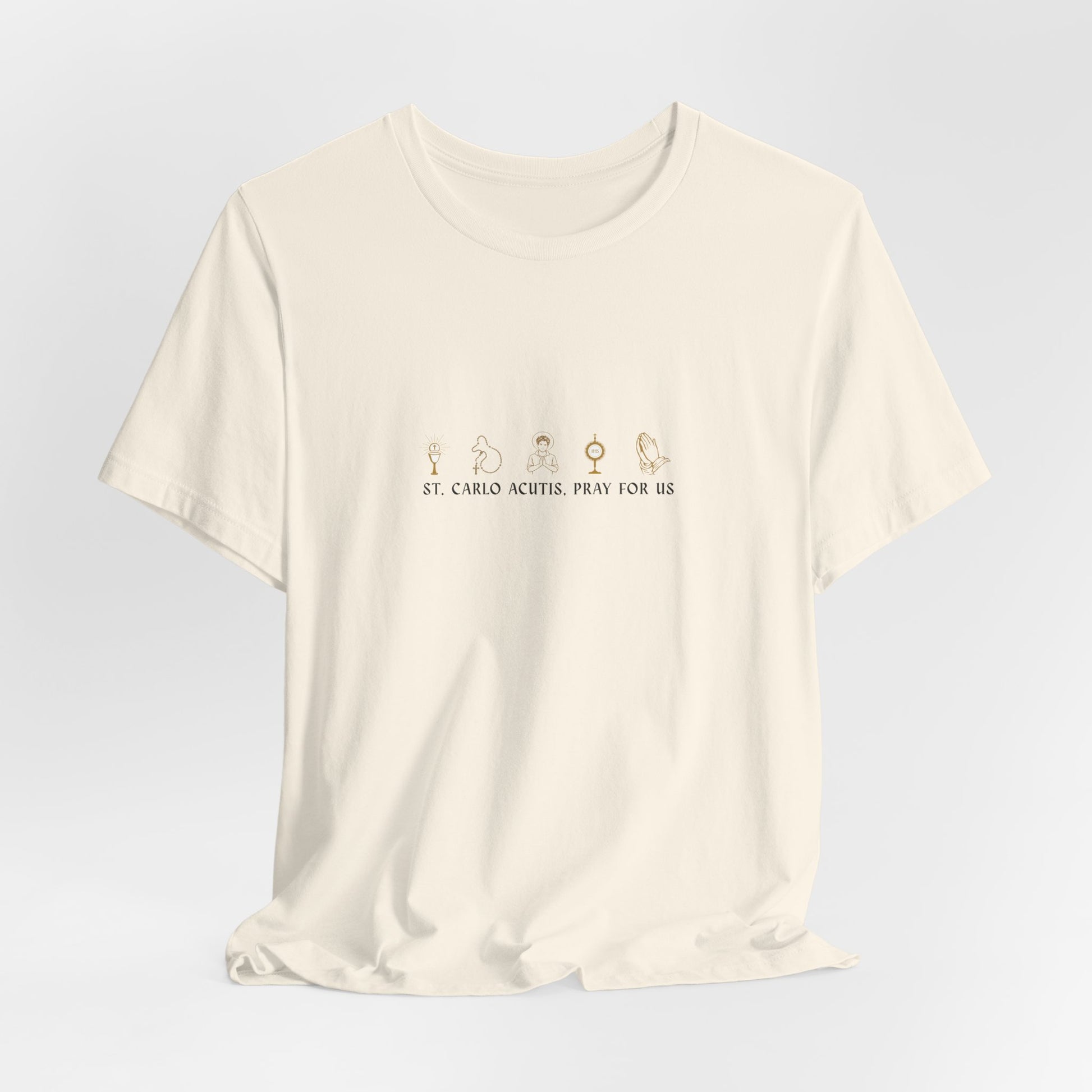 St. Carlo Acutis 'Pray For Us' Unisex T-Shirt
