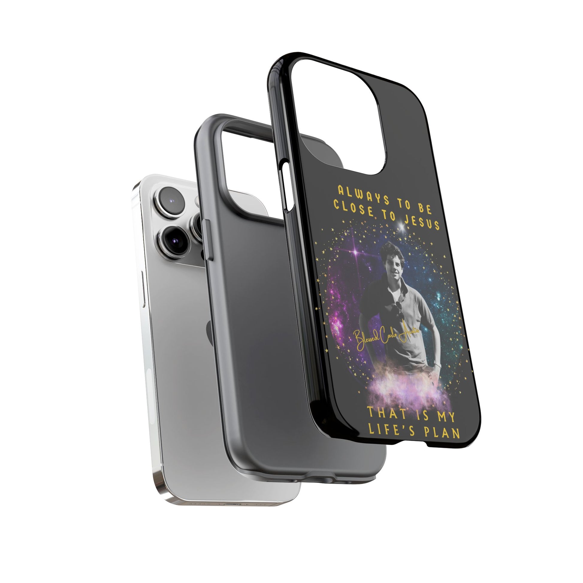Blessed Carlo Acutis Tough Phone Cases Black