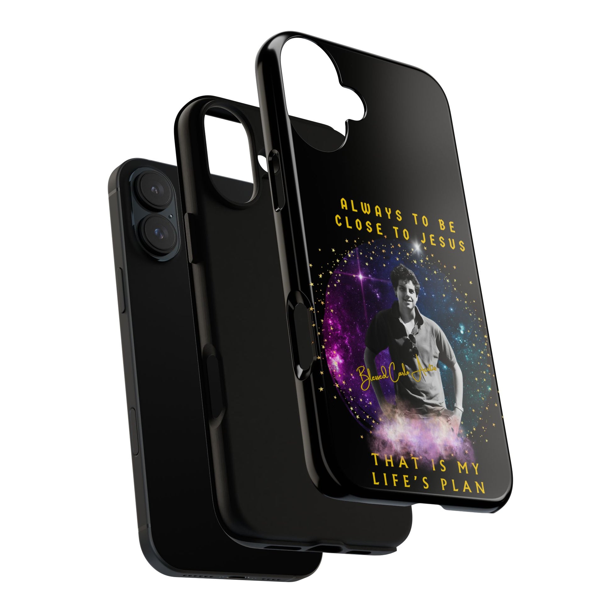 Blessed Carlo Acutis Tough Phone Cases Black