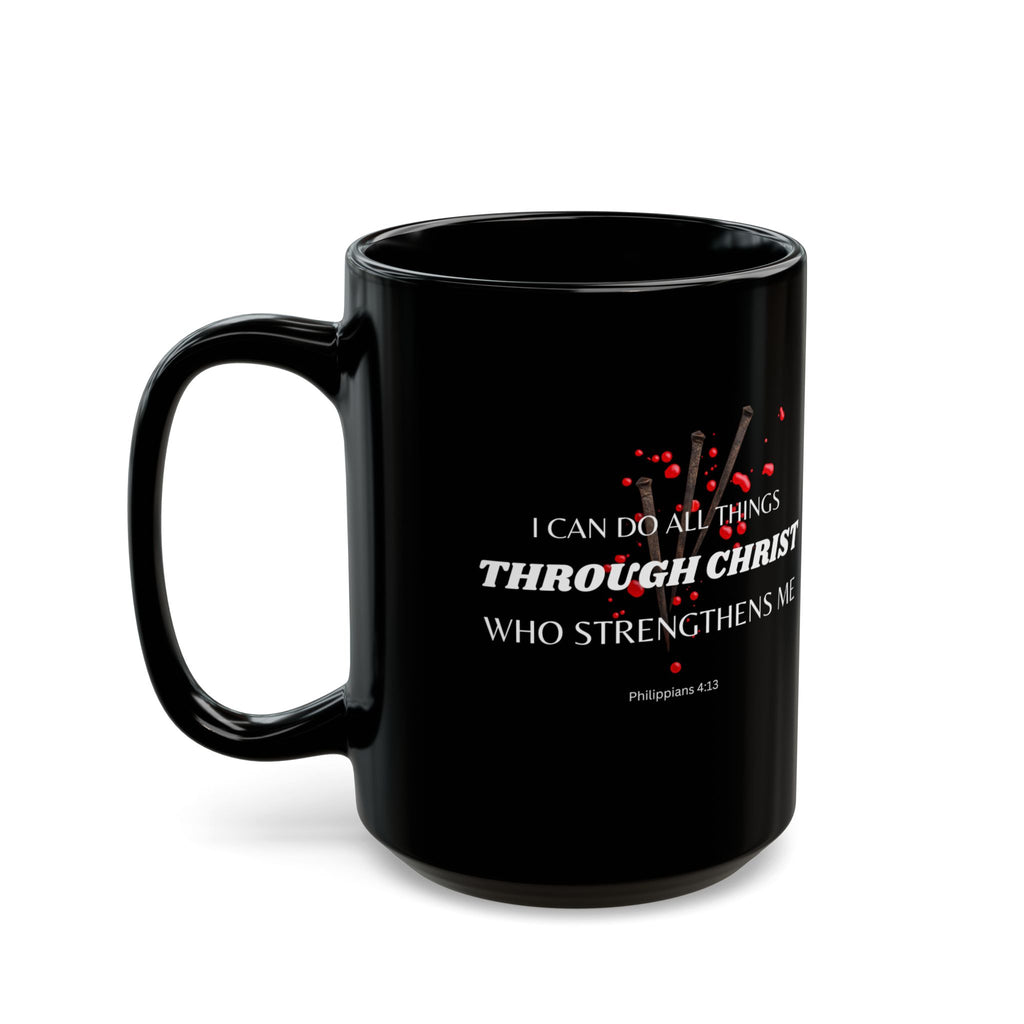 Philippians 4:13 Christ Strengthens Me Catholic Mug (11oz, 15oz)