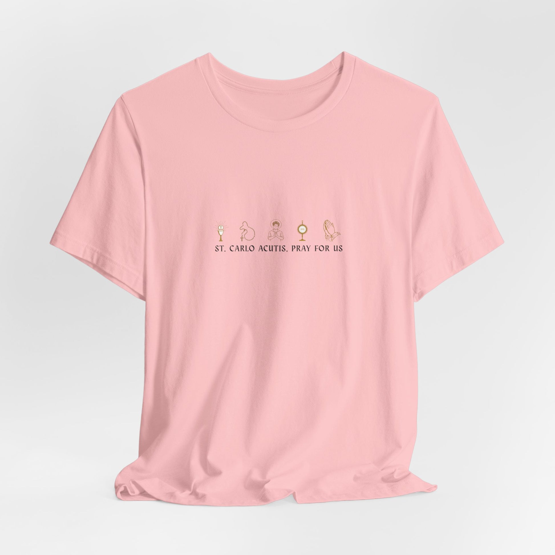 St. Carlo Acutis 'Pray For Us' Unisex T-Shirt