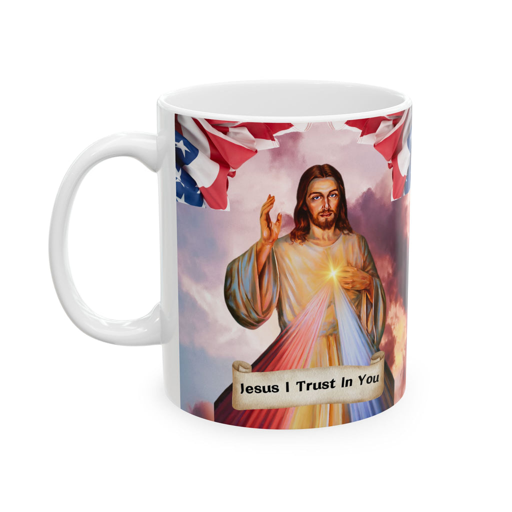 Jesus I Trust In You Patriotic (11oz, 15oz)