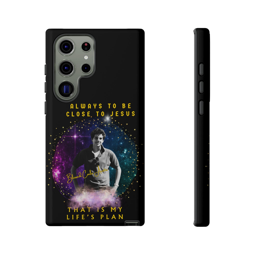 Blessed Carlo Acutis Tough Phone Cases Black