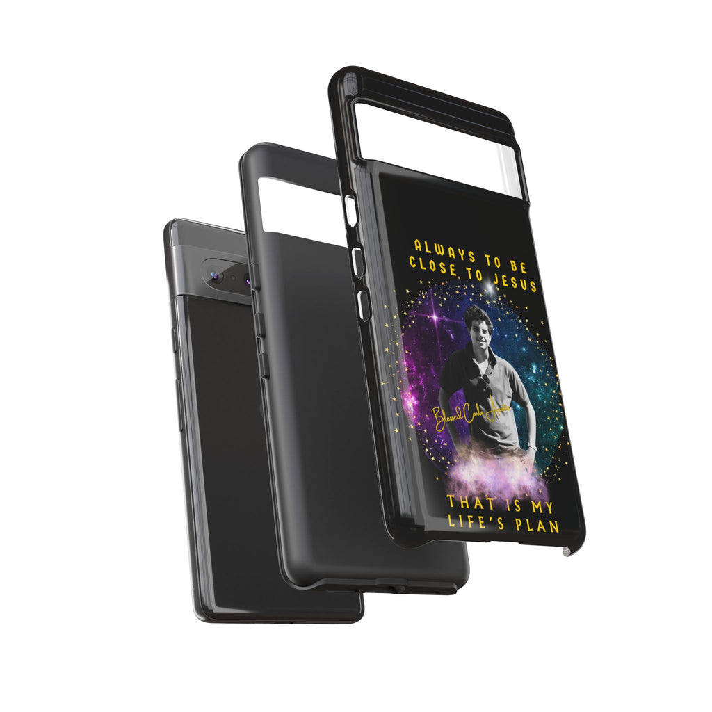 Blessed Carlo Acutis Tough Phone Cases Black