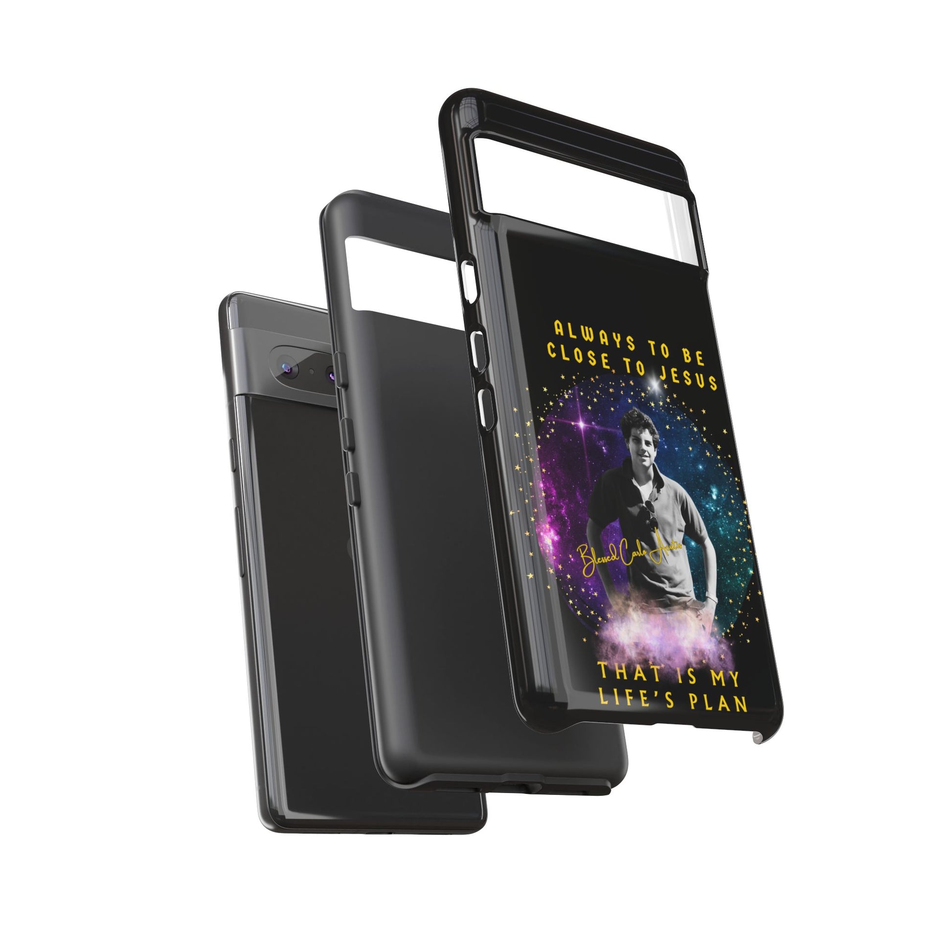 Blessed Carlo Acutis Tough Phone Cases Black