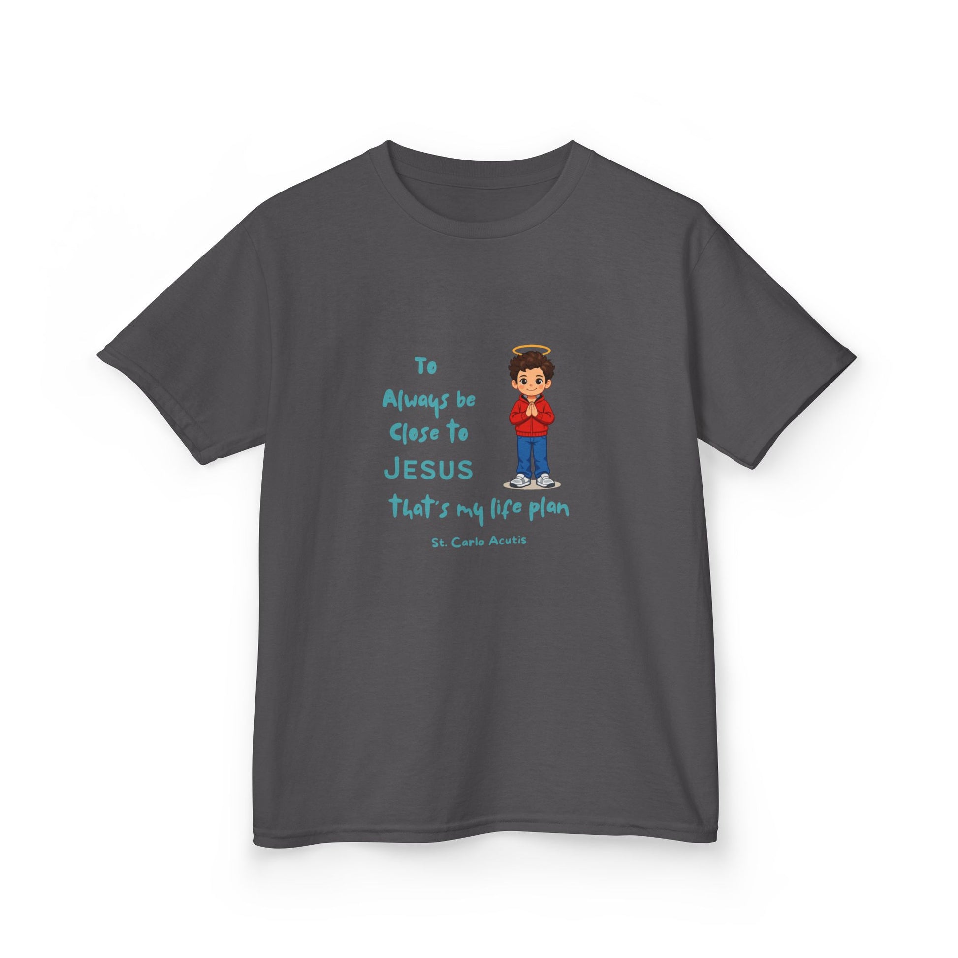 St. Carlo Acutis Kids 'Close to Jesus' Tee