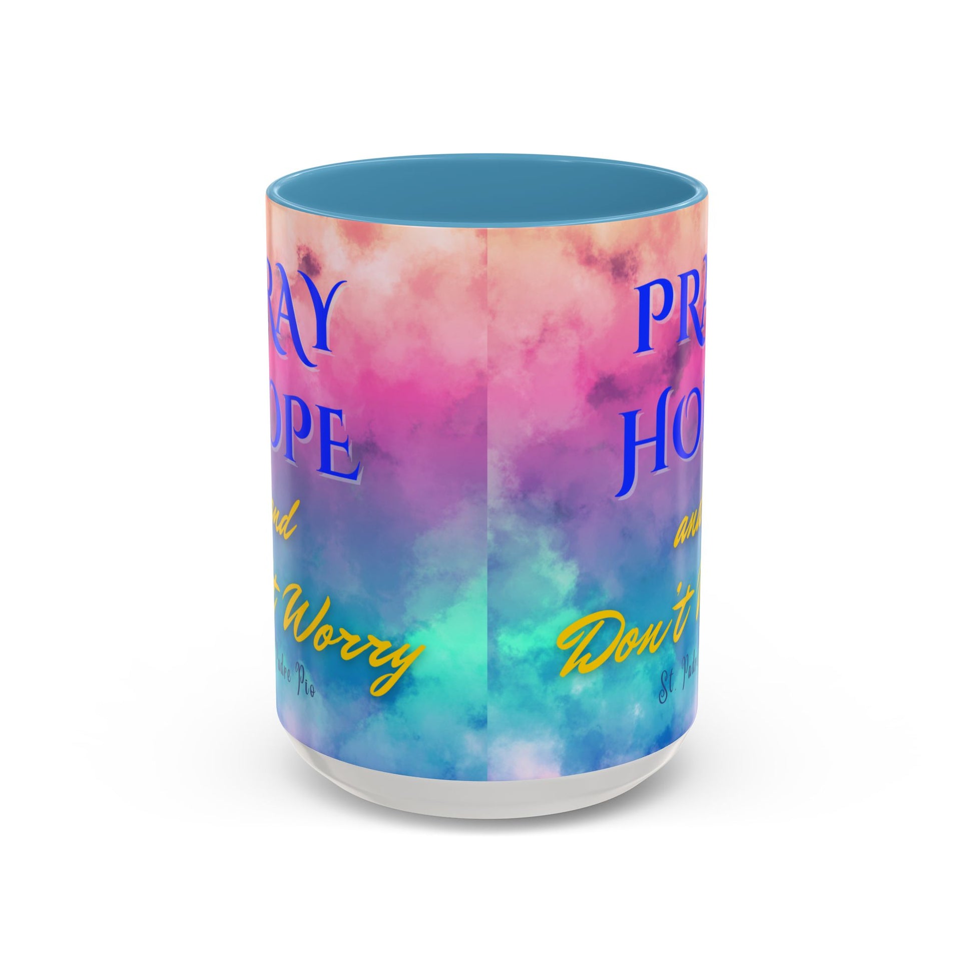 St. Padre Pio Pray, Hope Mug (11oz, 15oz)