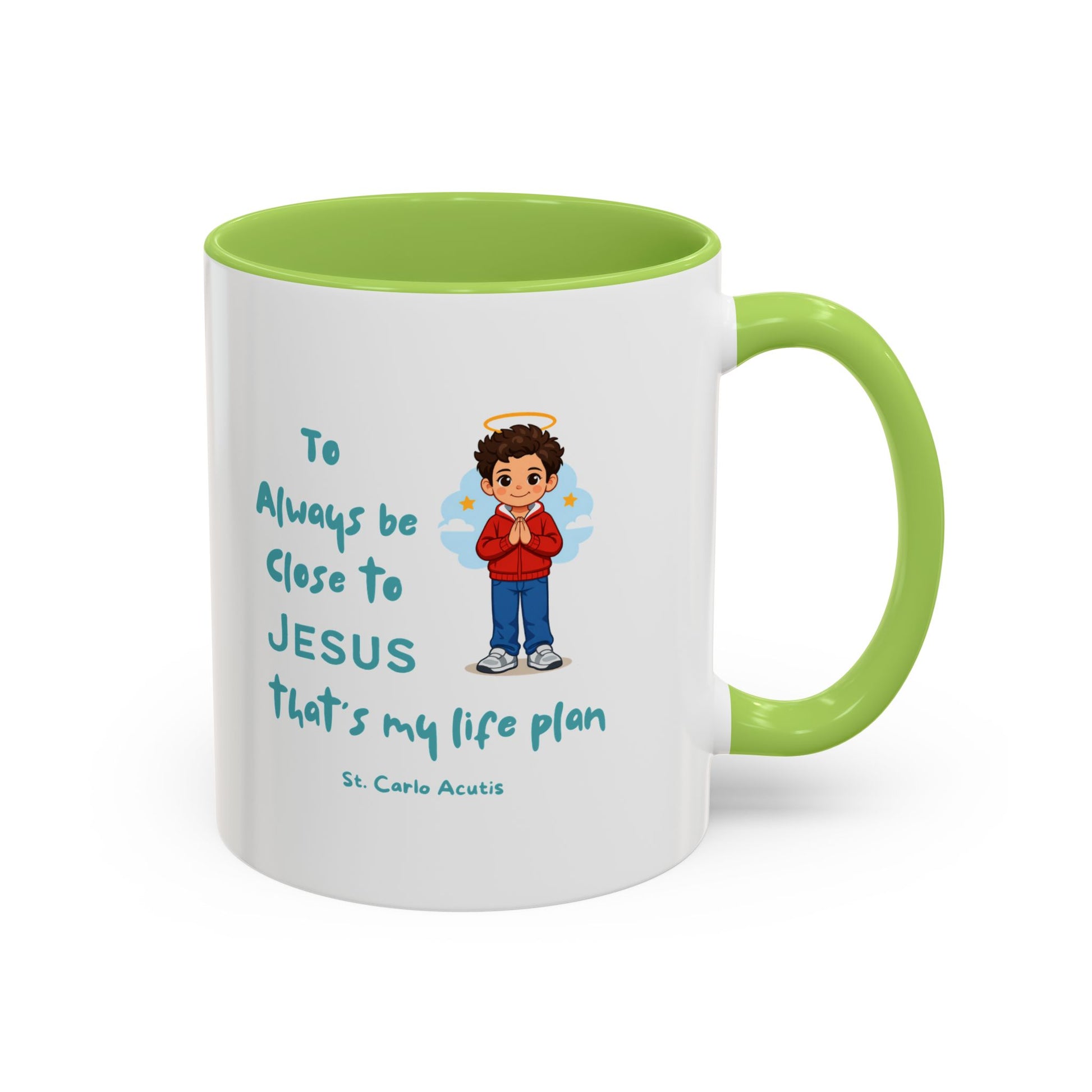 St. Carlo Acutis Kids Inspirational Accent Mug