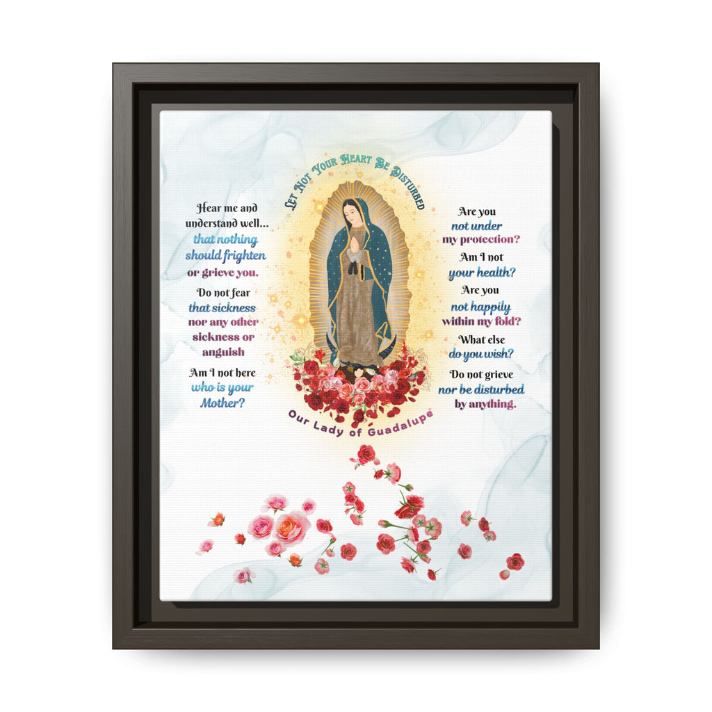 Our Lady of Guadalupe Matte Canvas, Framed (Multi-color)