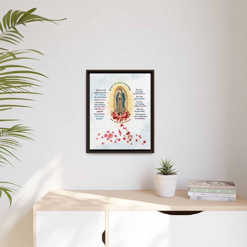 Our Lady of Guadalupe Matte Canvas, Framed (Multi-color)