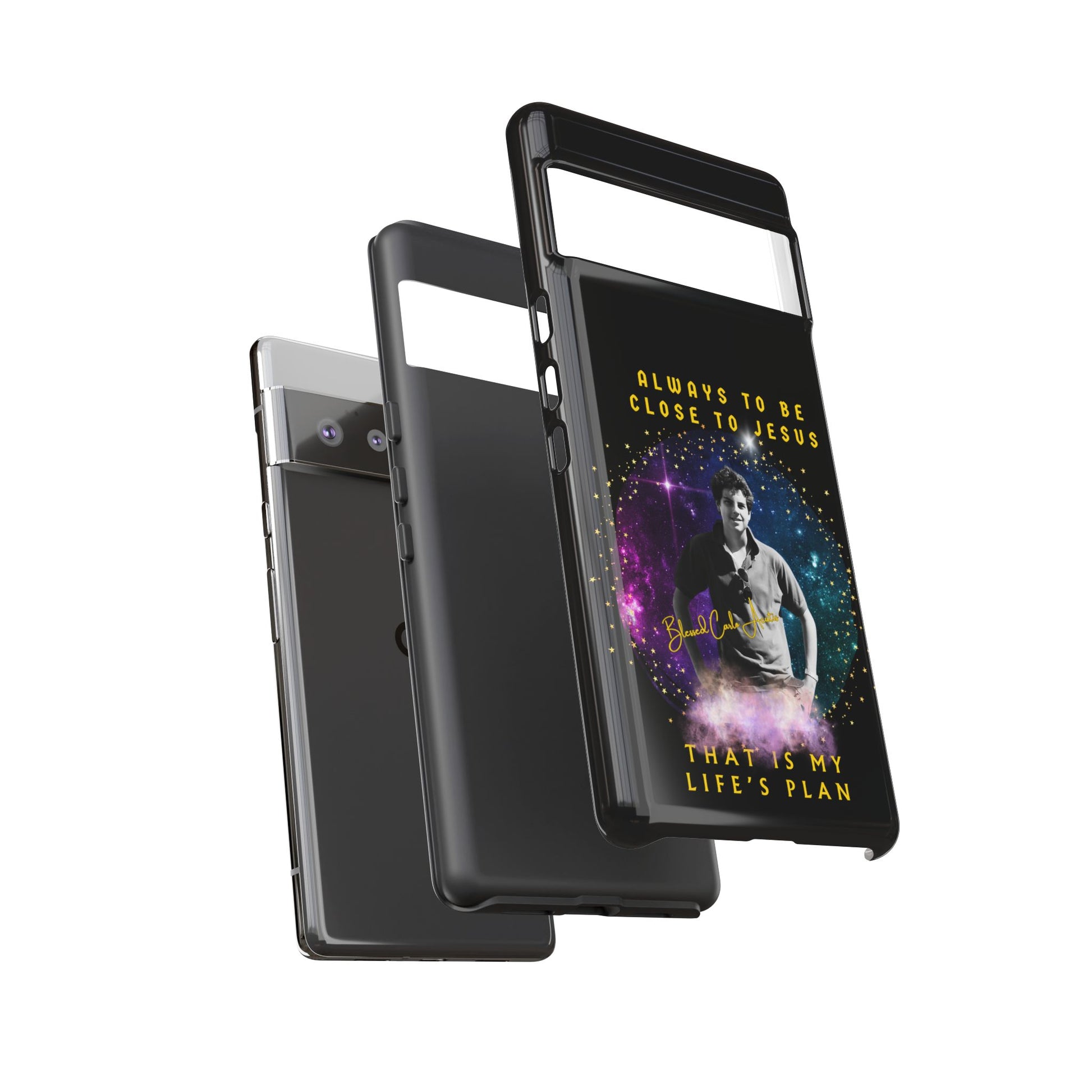 Blessed Carlo Acutis Tough Phone Cases Black