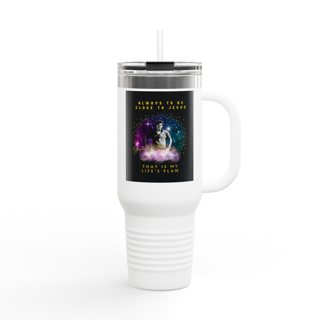 Blessed Carlo Acutis Insulated Travel Mug, 40oz